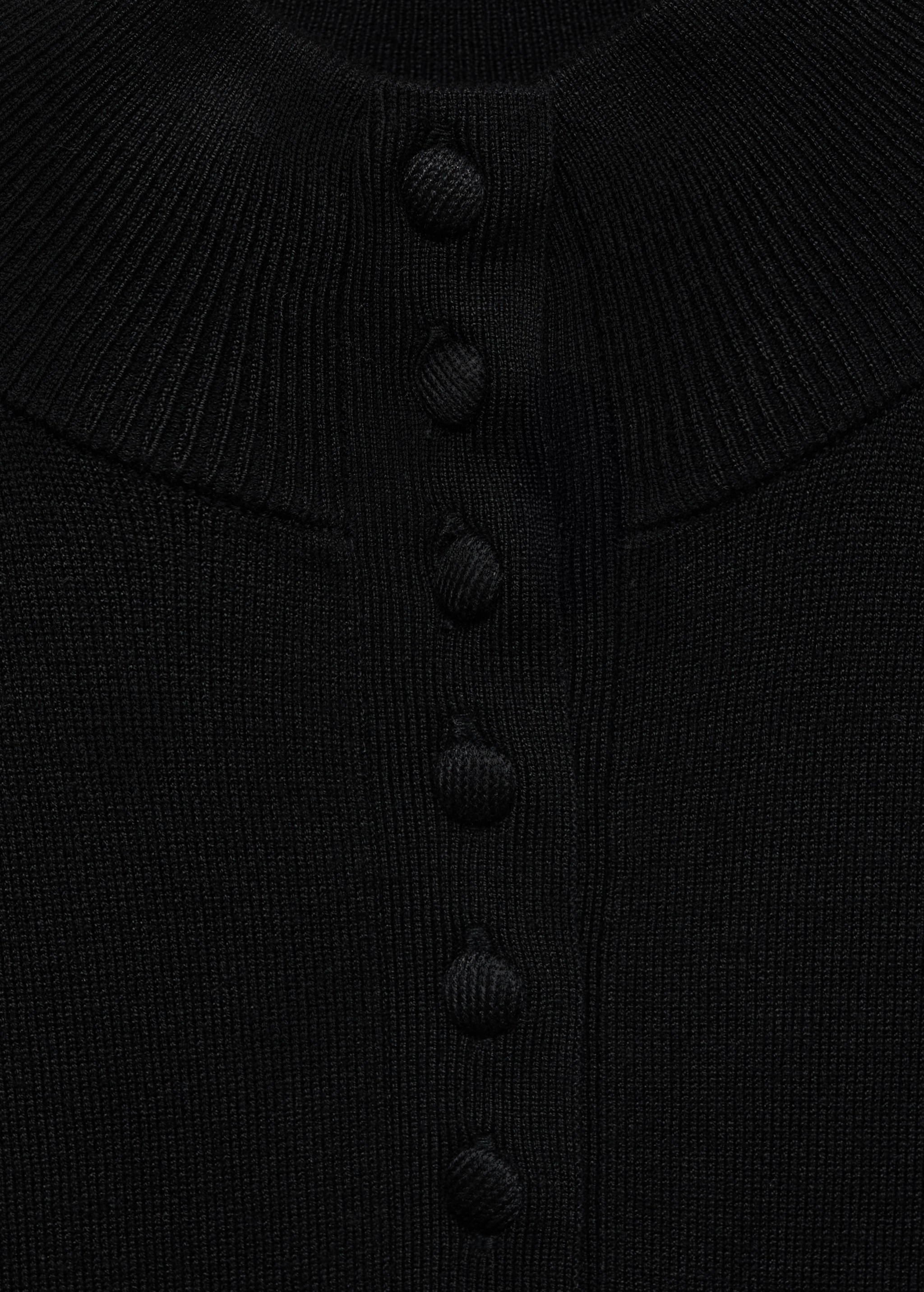 Fine knit sweater with buttons - Details of the article 8