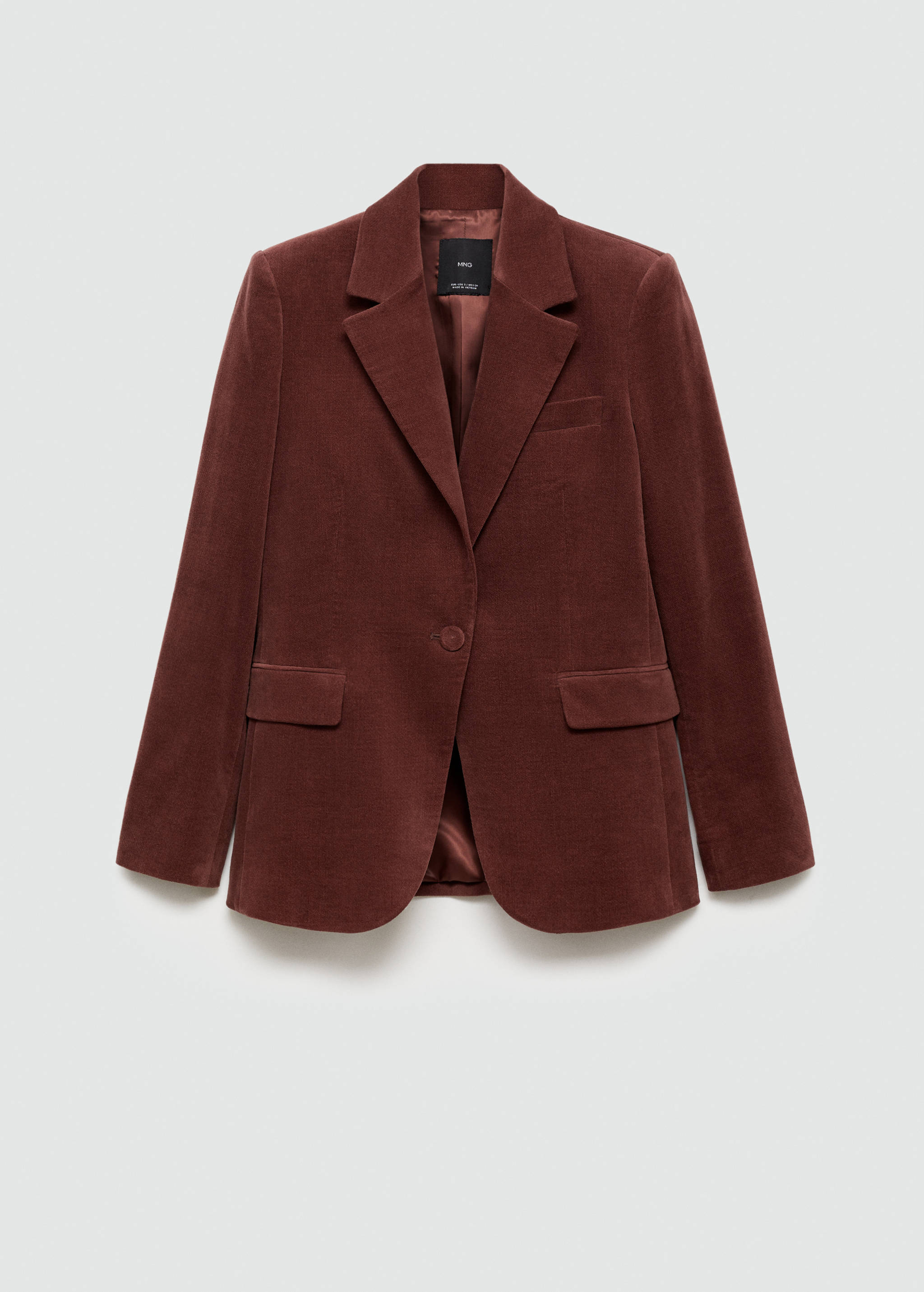 Sametový oblekový blejzr - Zboží bez modelu