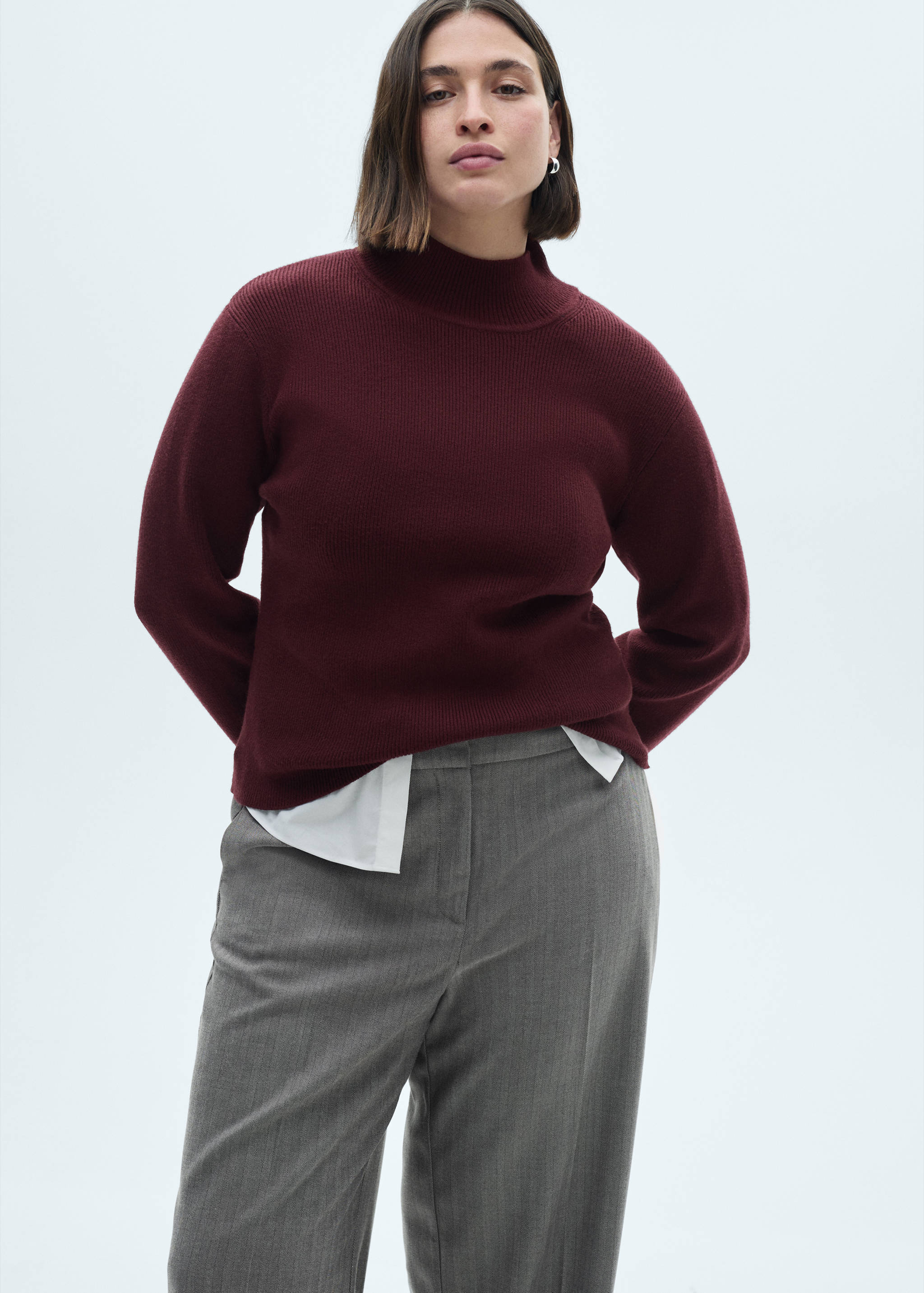 Jersey canalé cuello redondo - Detalle del artículo 5