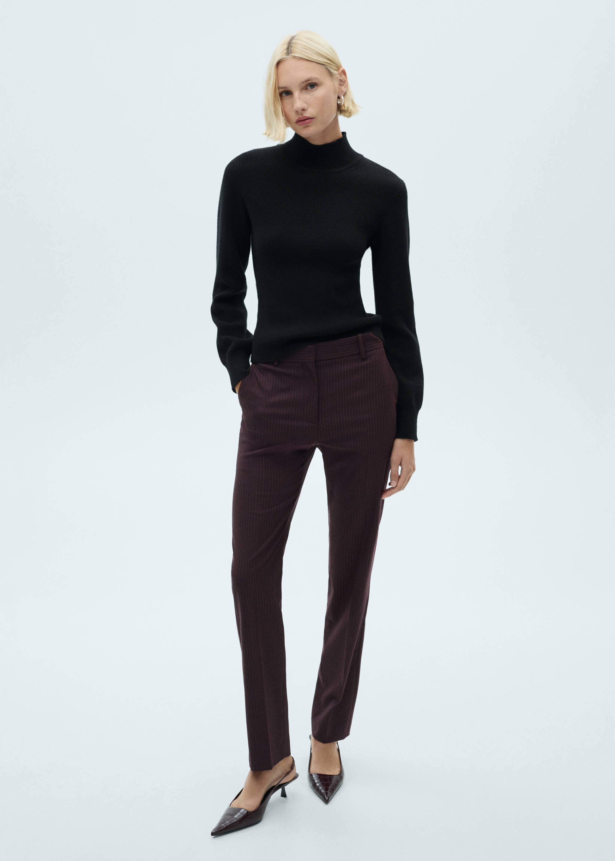 Jersey canalé cuello redondo - Detalle del artículo 2