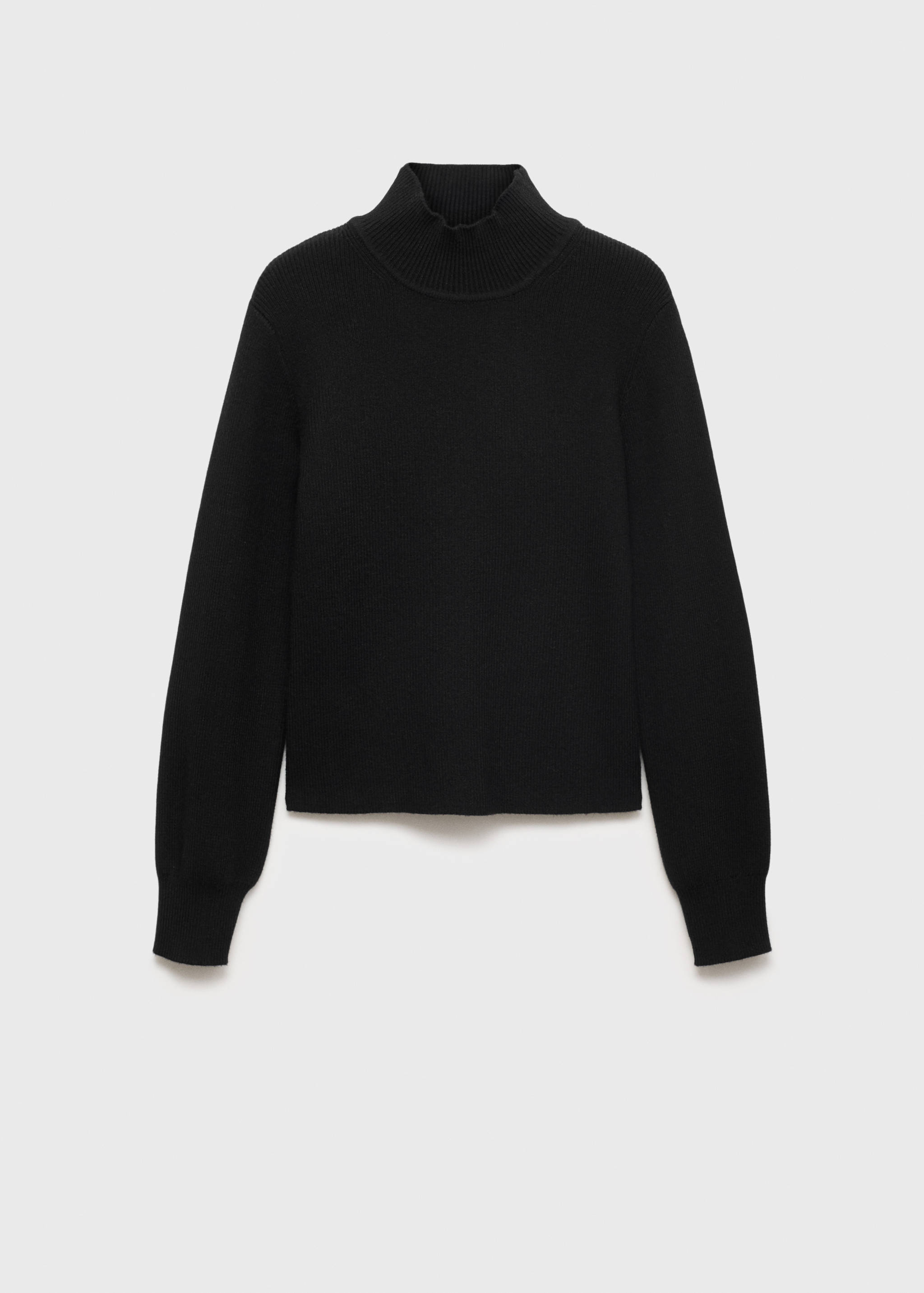 Jersey canalé cuello redondo - Artículo sin modelo