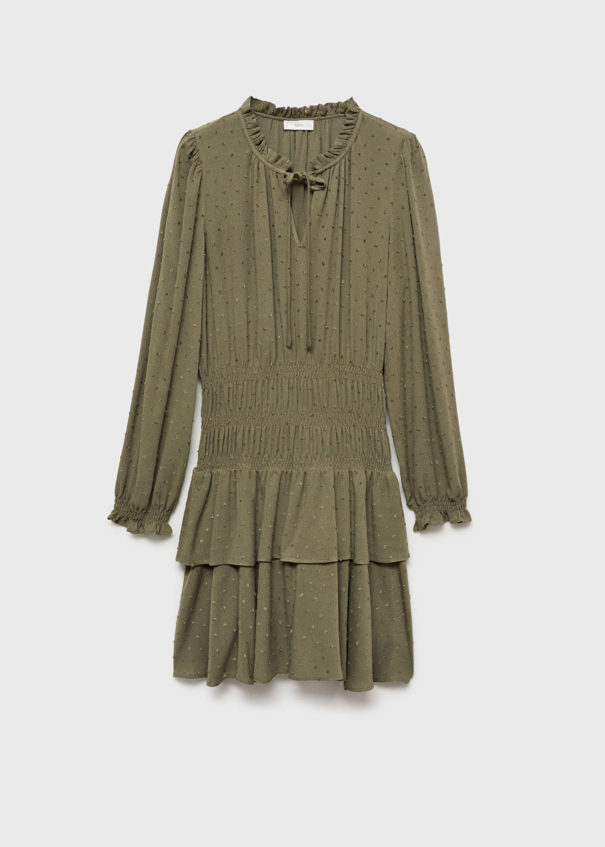 Vestido fruncido volantes - Artículo sin modelo