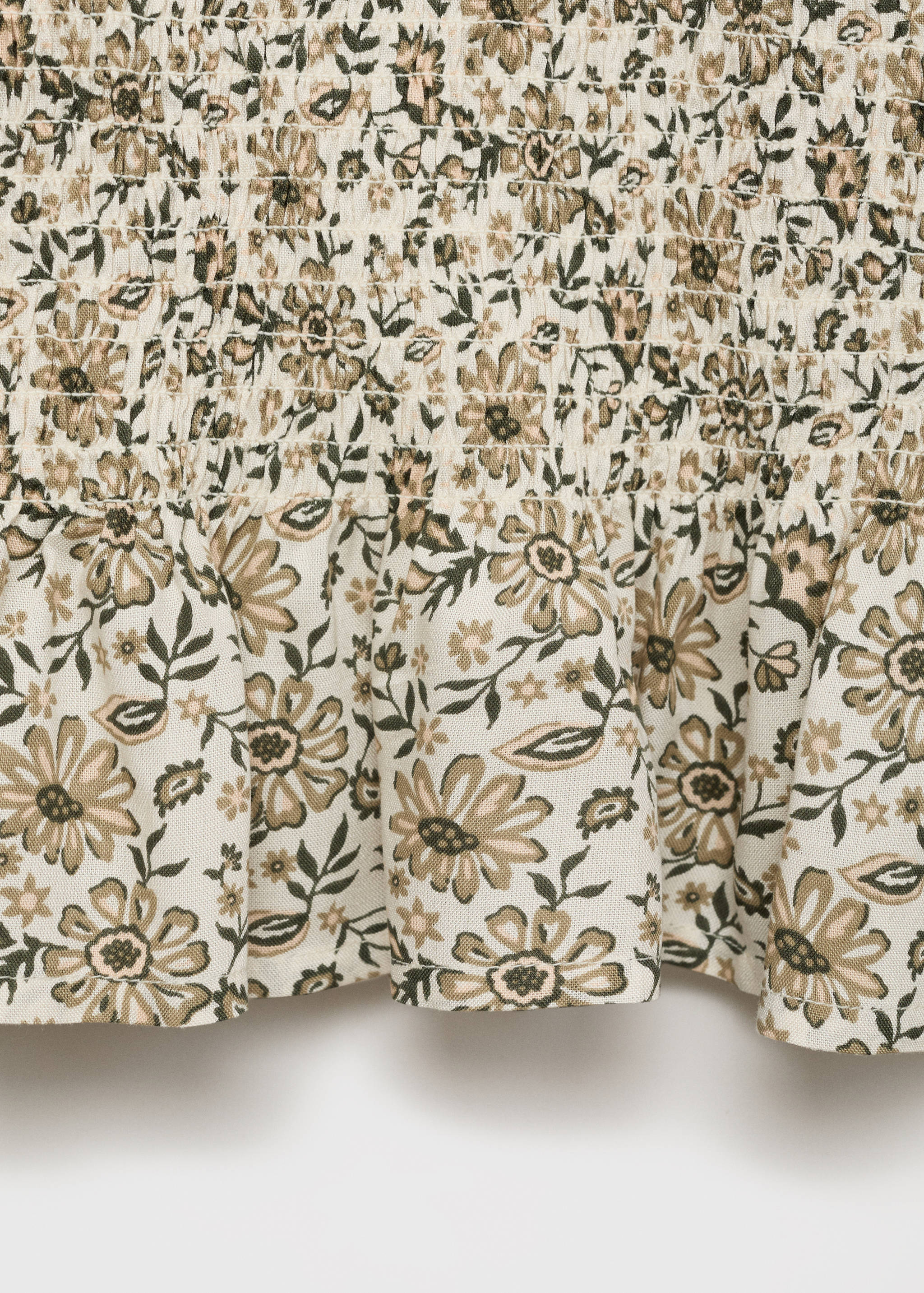 Blusa fruncida floral - Detalle del artículo 0