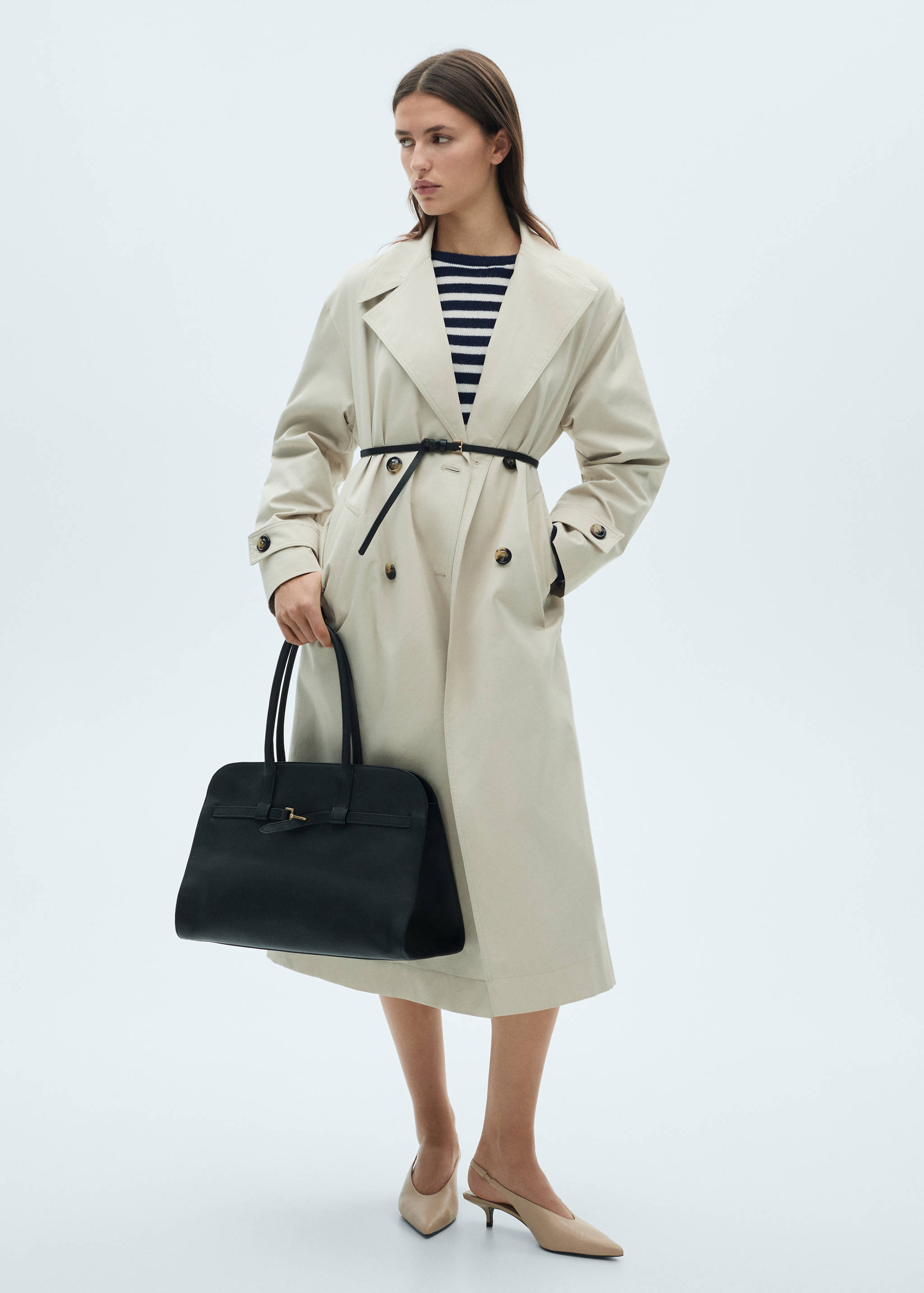 Striped sweater dress - General plane