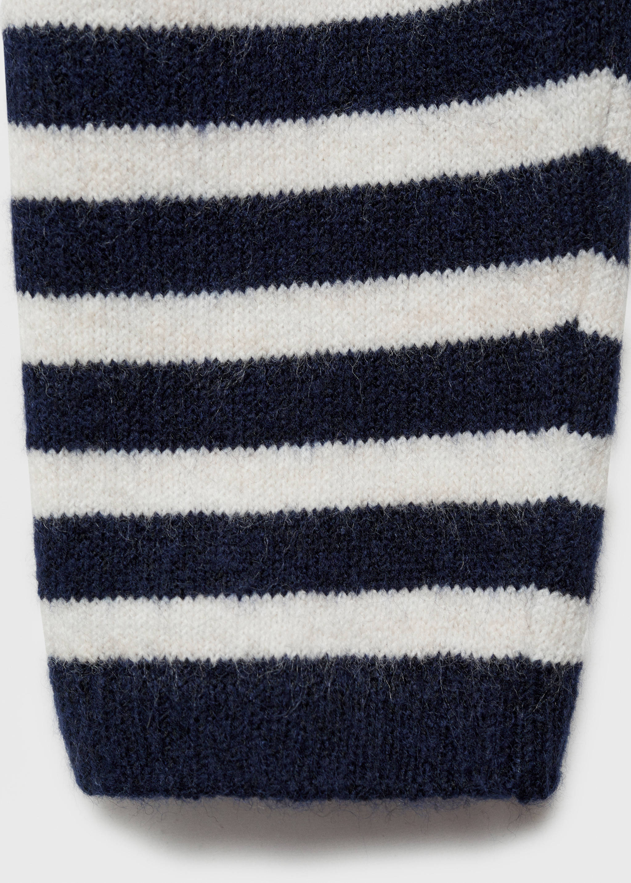 Striped sweater dress - Details of the article 0