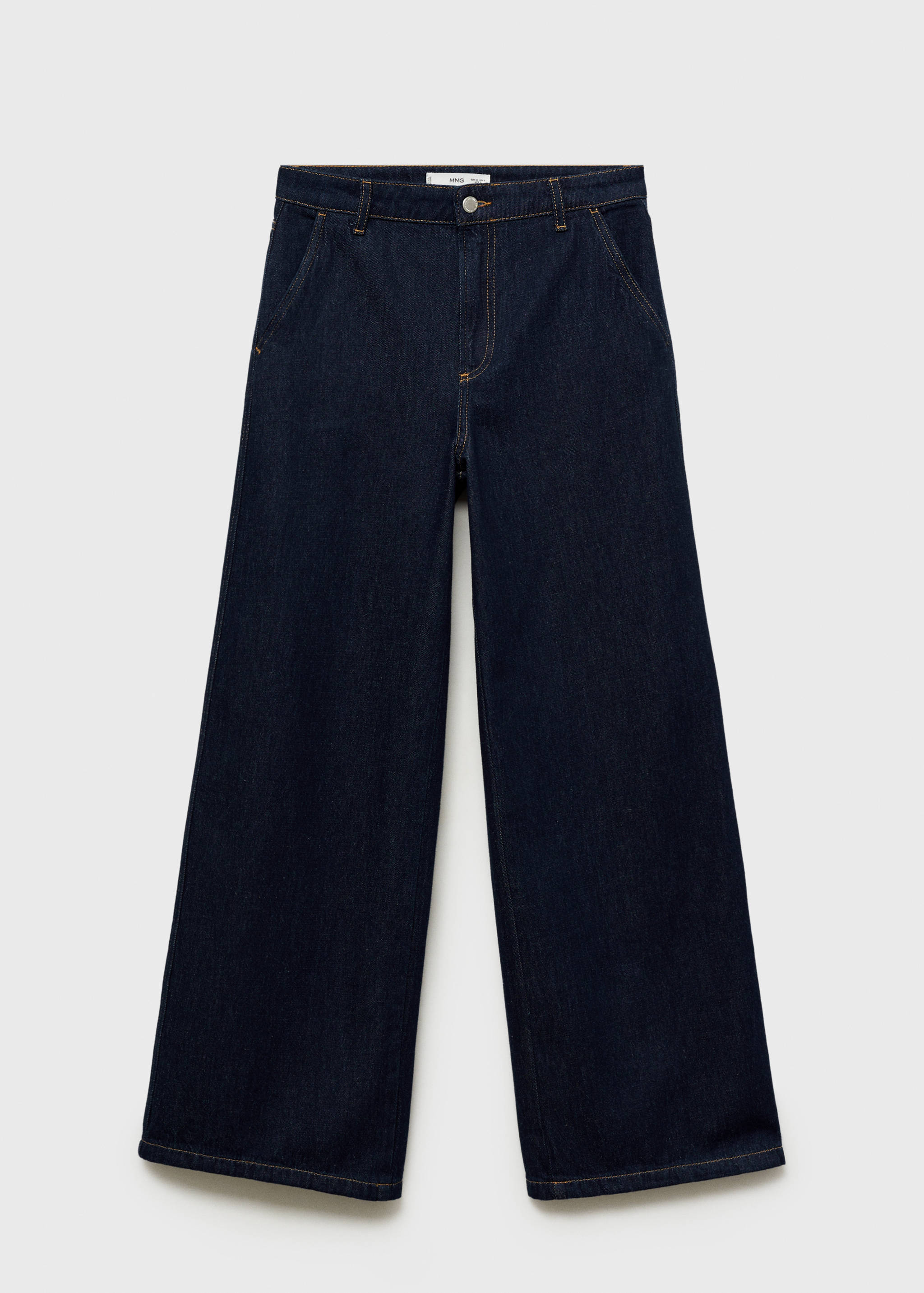 Wide leg rinse-wash jeans - Article without model