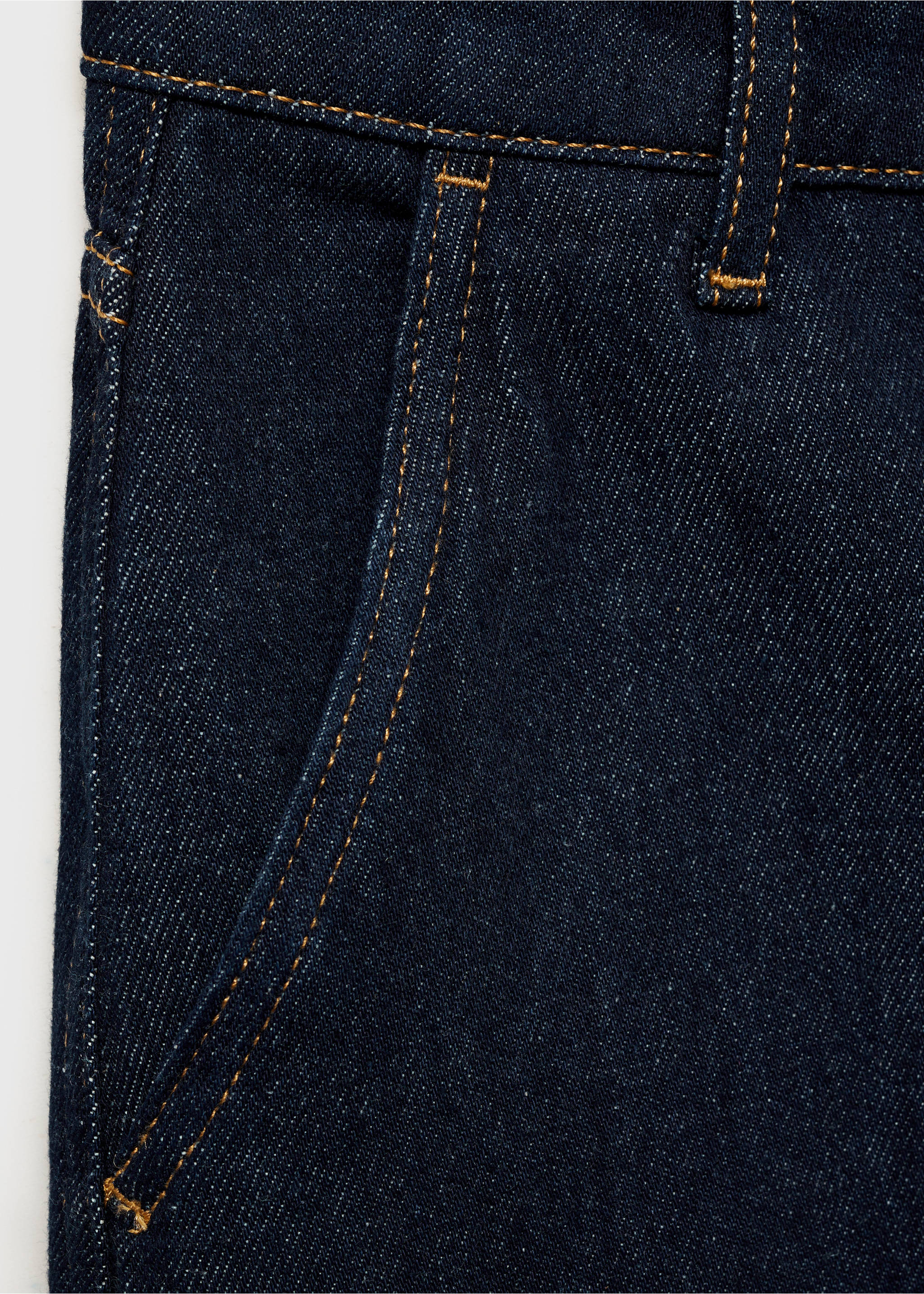 Jeans wideleg rinse-wash - Artikkeldetalj 8, Blå. Ref: 77058285-00.