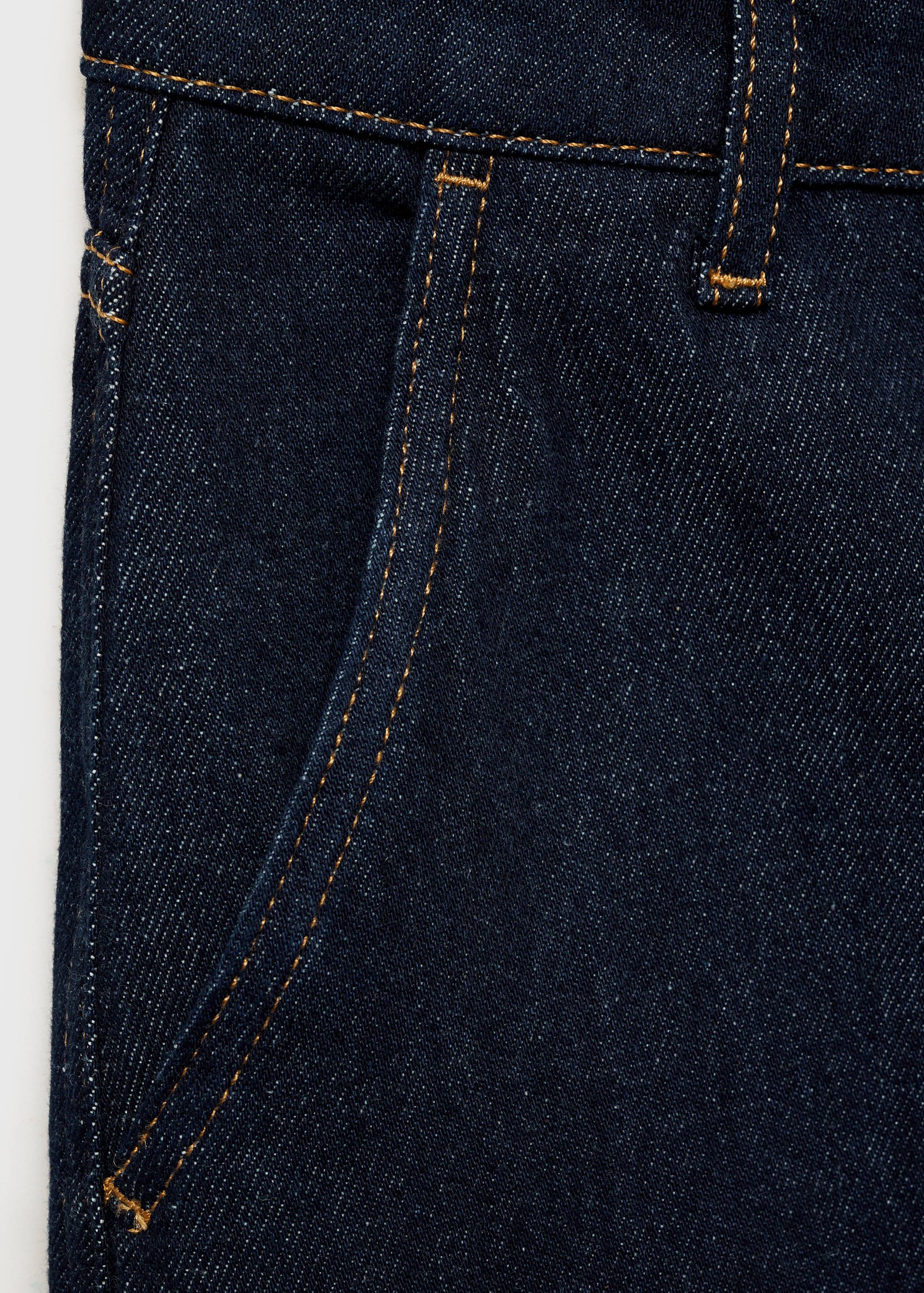 Wide leg rinse-wash jeans - Details of the article 8
