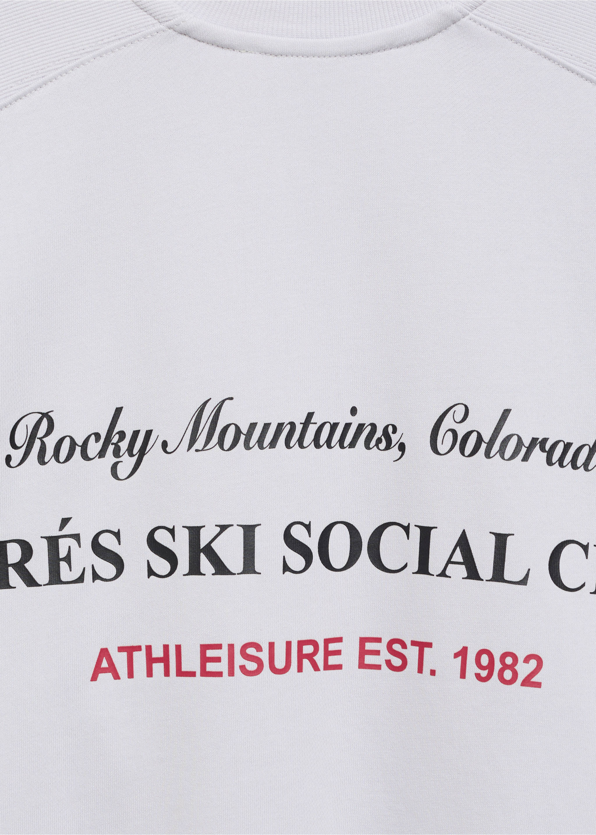 Dessuadora cotó missatge estampat - Detall de l'article 0, Gris clar vigoré. Ref: 77058633-00.