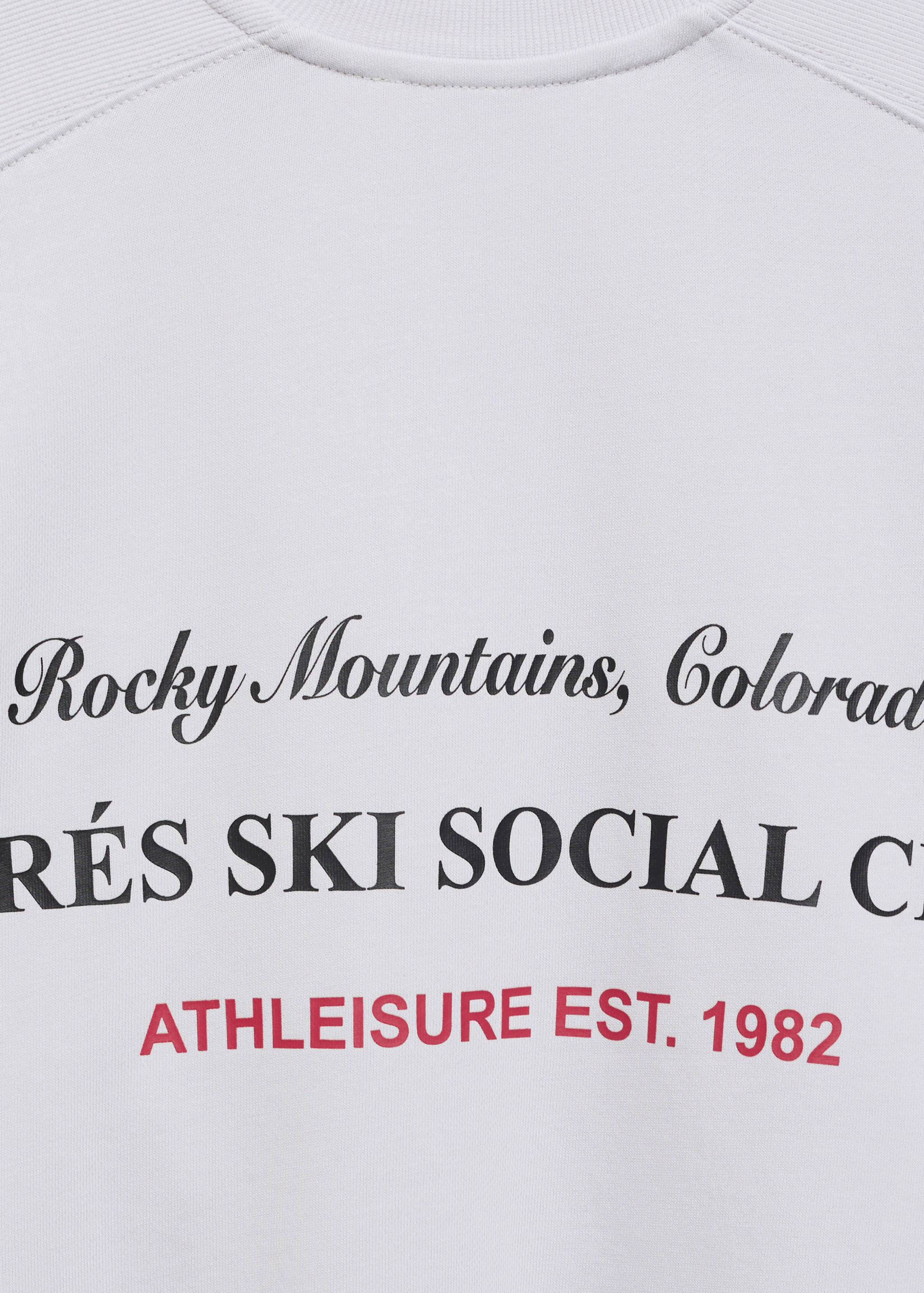 Dessuadora cotó missatge estampat - Detall de l'article 0