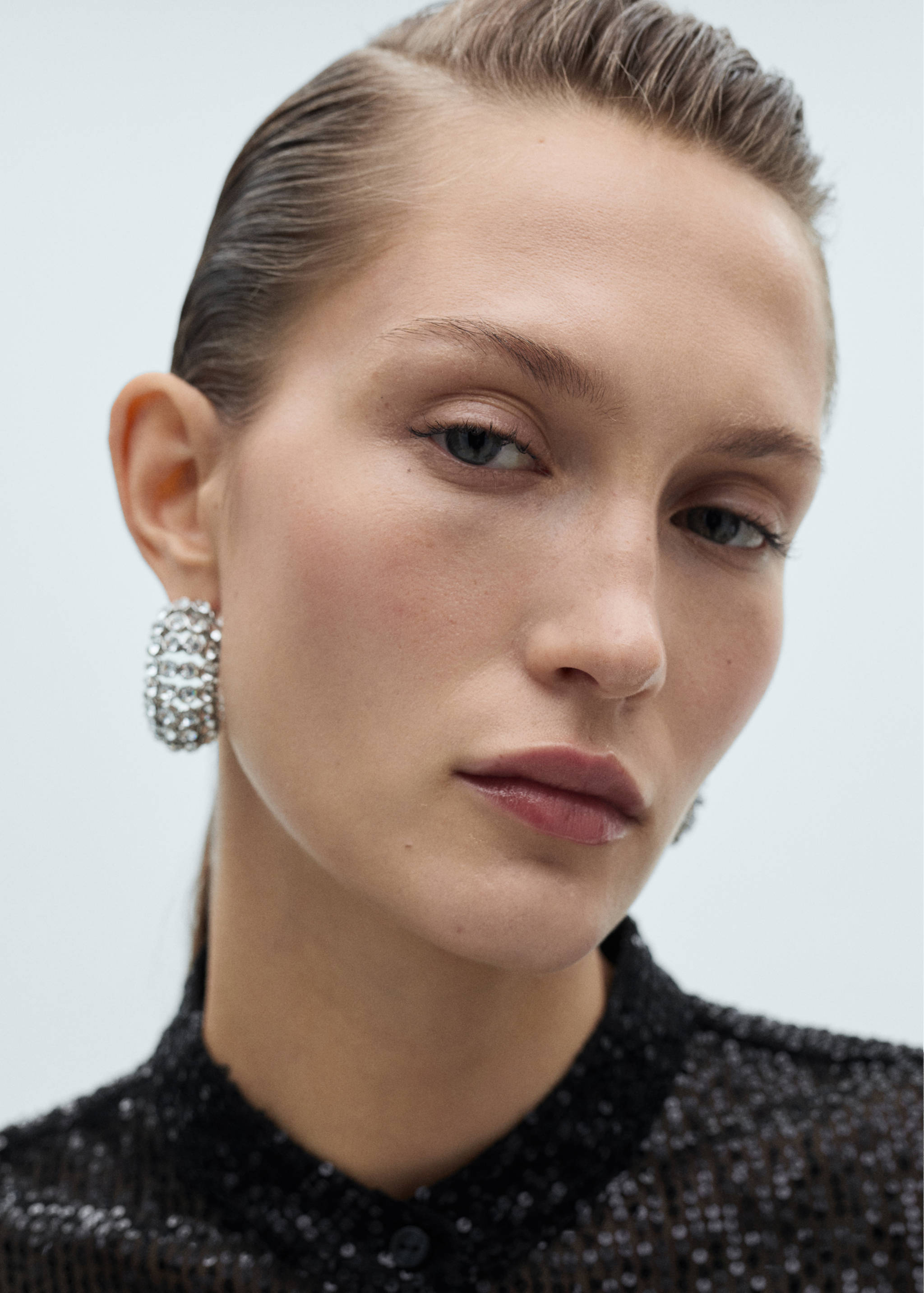 Semi-transparent sequined shirt - Détail de l'article 1