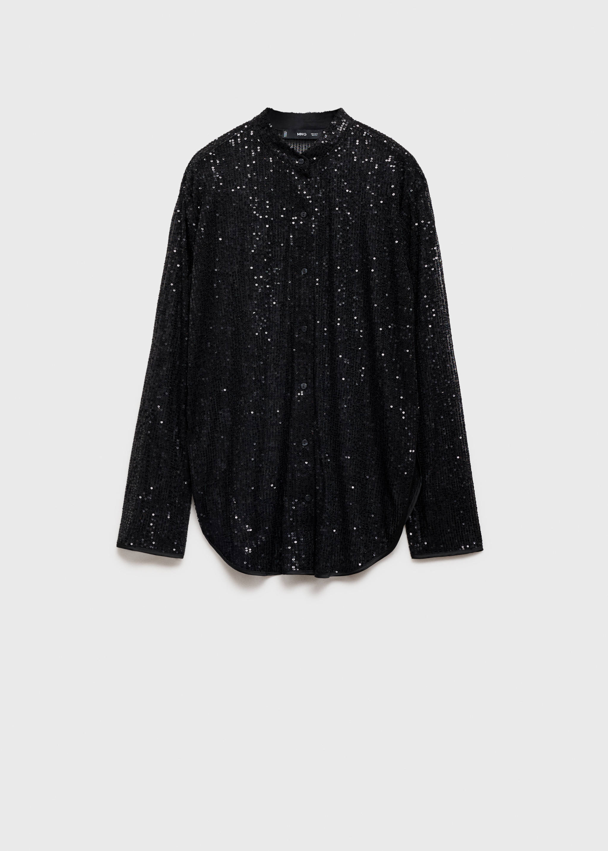 Semi-transparent sequined shirt - Article sans modèle