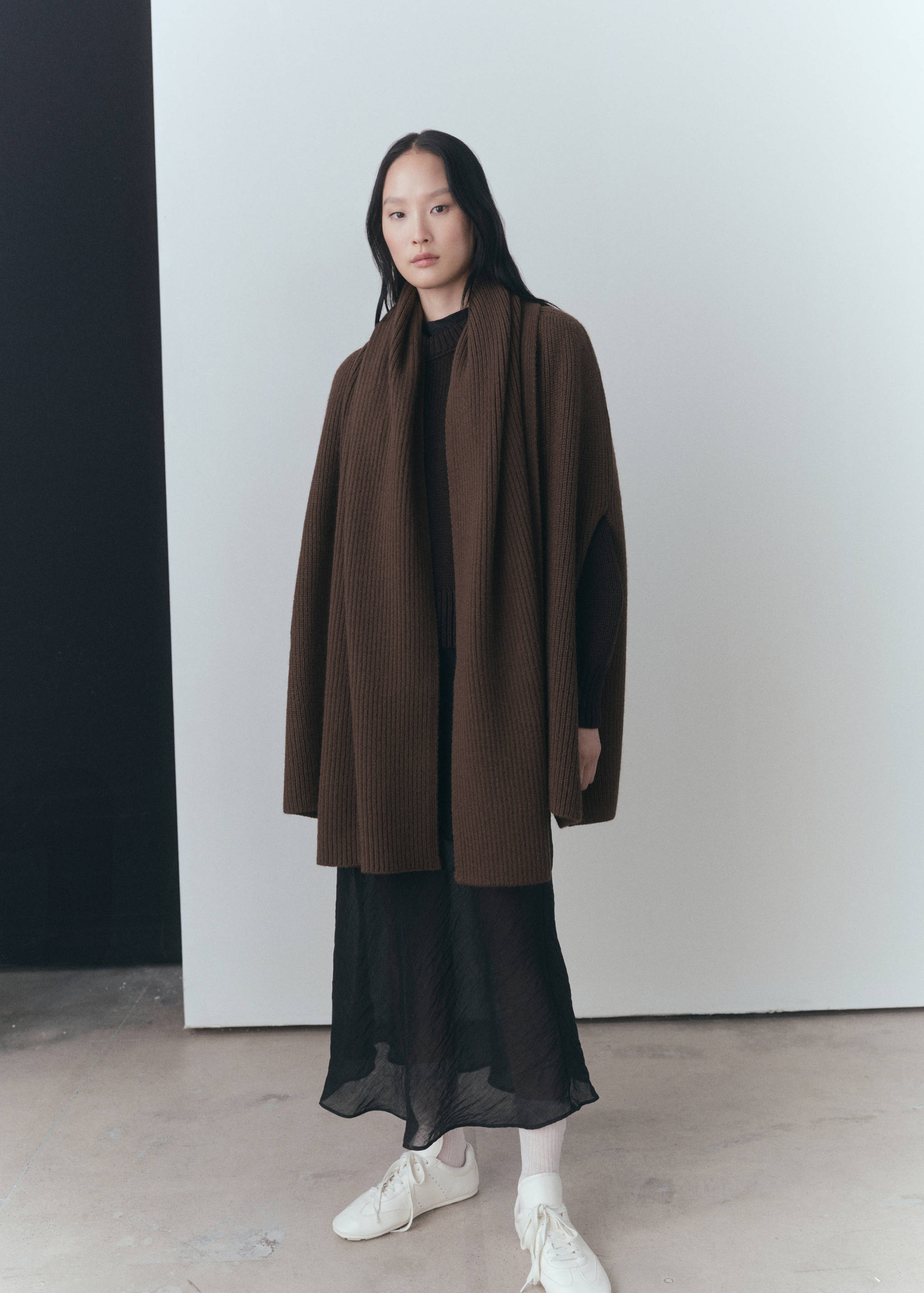 Capa bufanda botones - Plano general