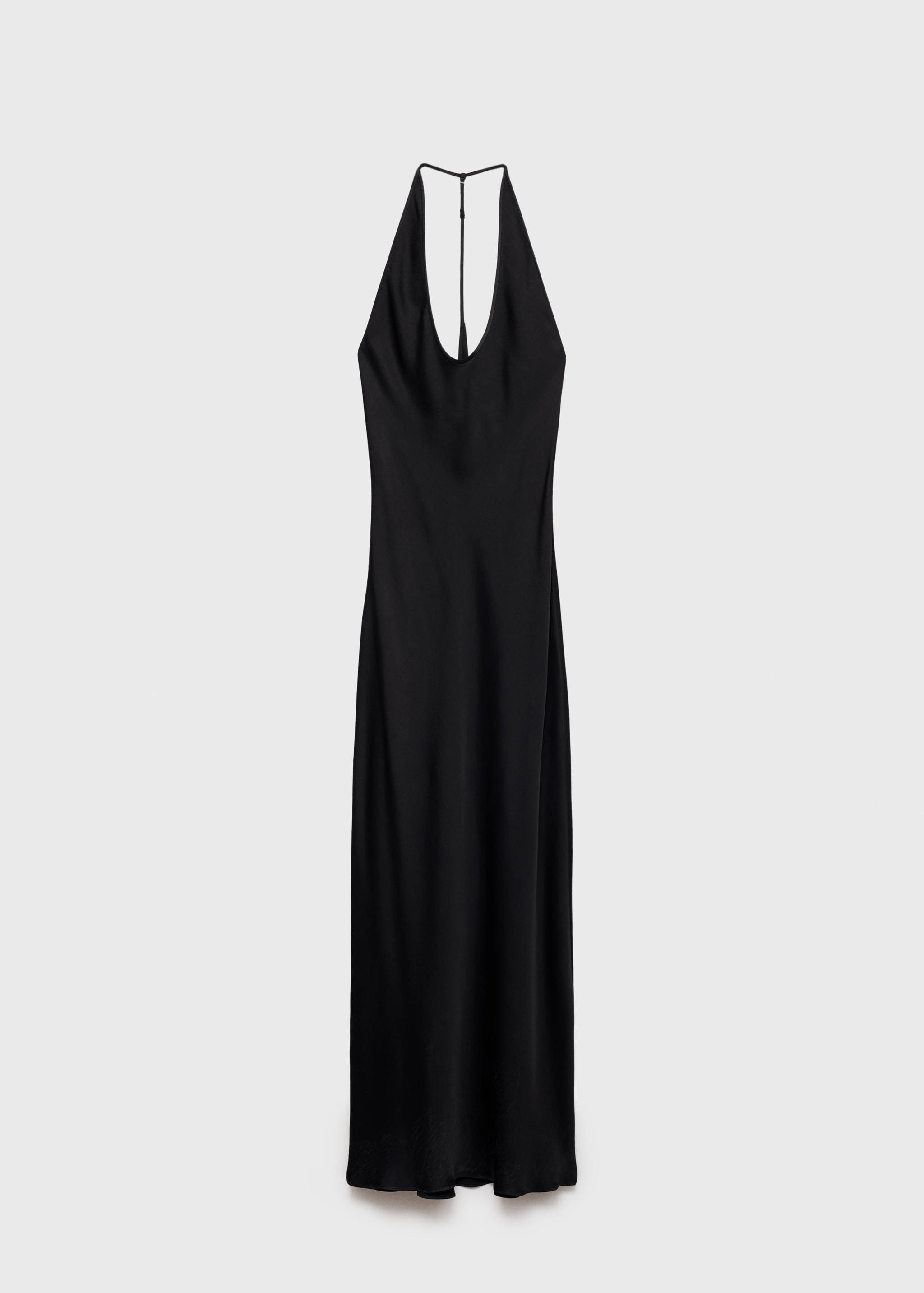 Rückenfreies Kleid mit weitem Ausschnitt - Artikel ohne Model