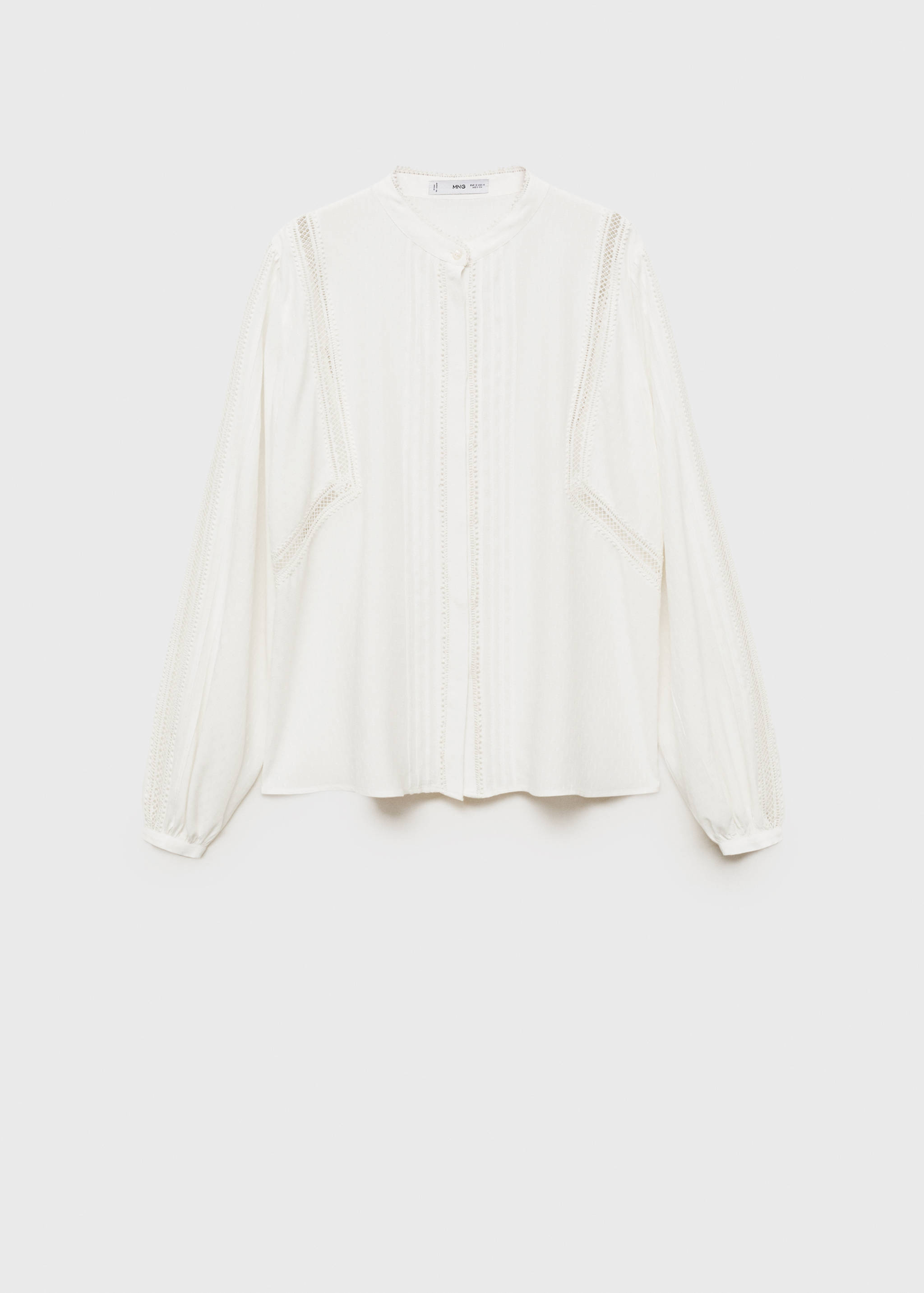 Bluse mit Lochmusterdetails - Artikel ohne Model