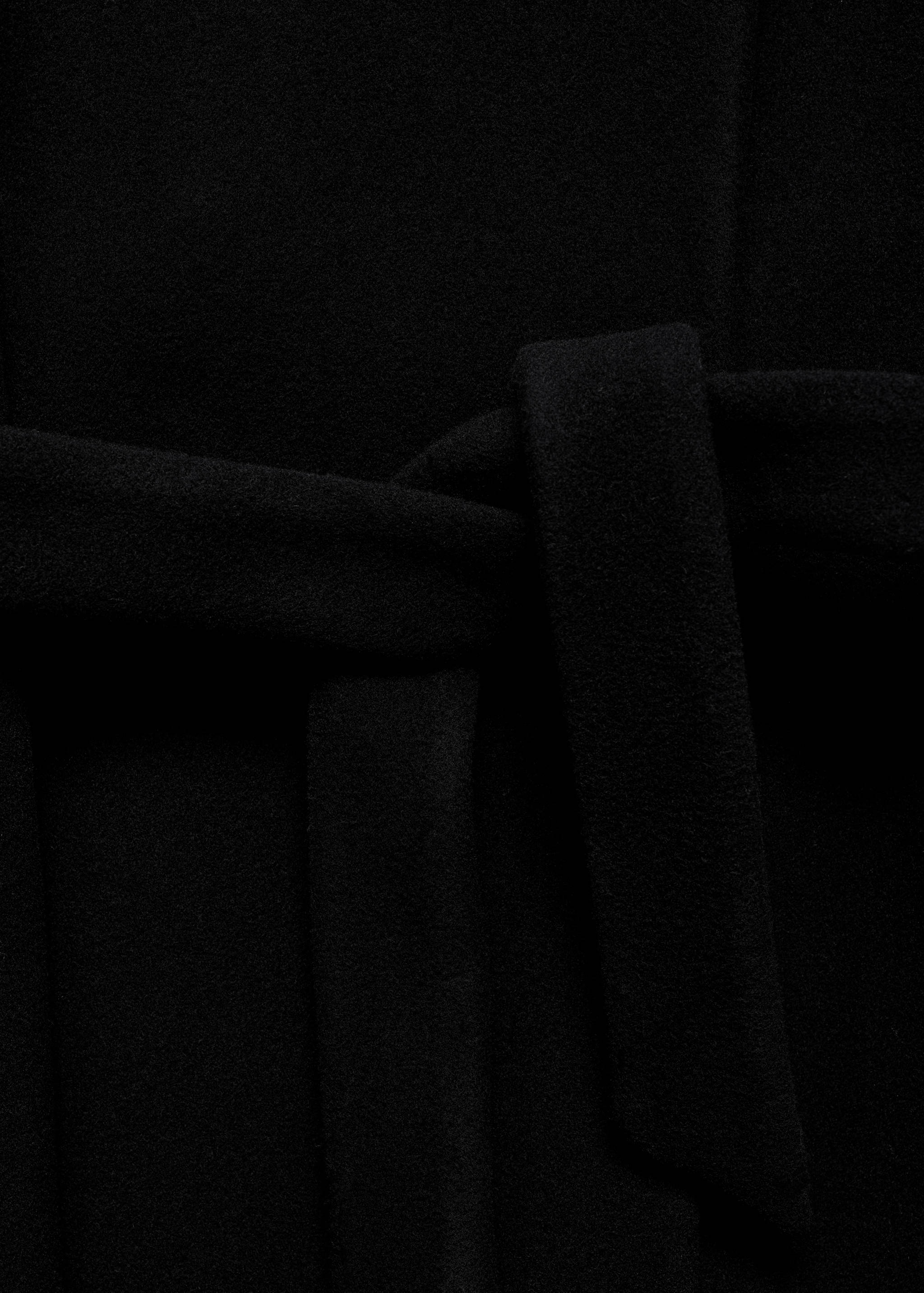 Turtleneck virgin wool coat - Details of the article 0