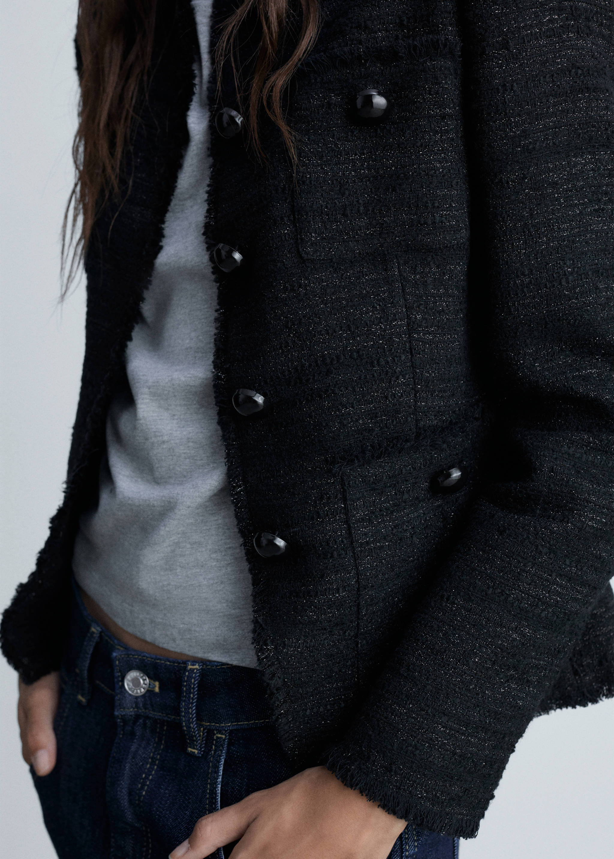 Pocket tweed jacket - Details of the article 6