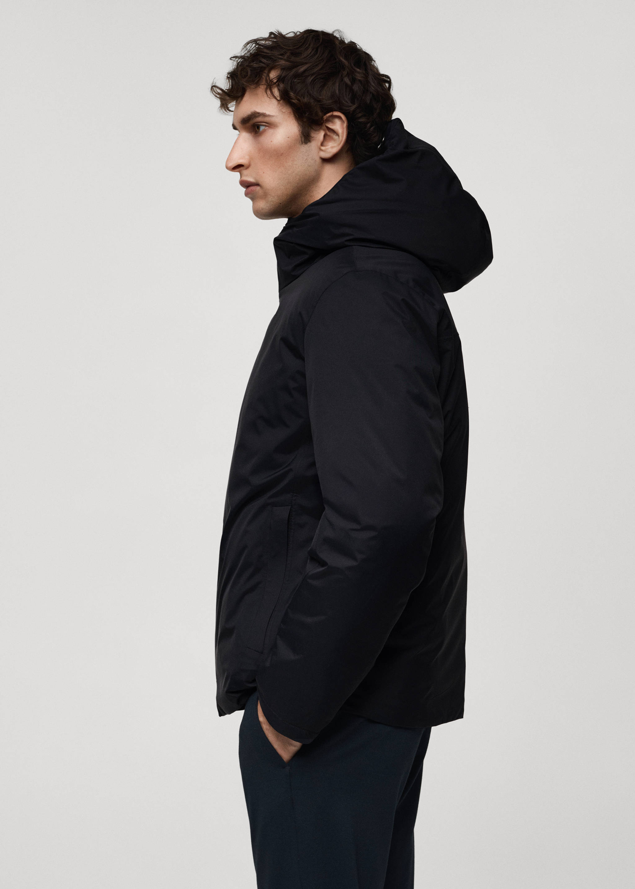 Thermoregulating padded waterproof anorak - Details of the article 2