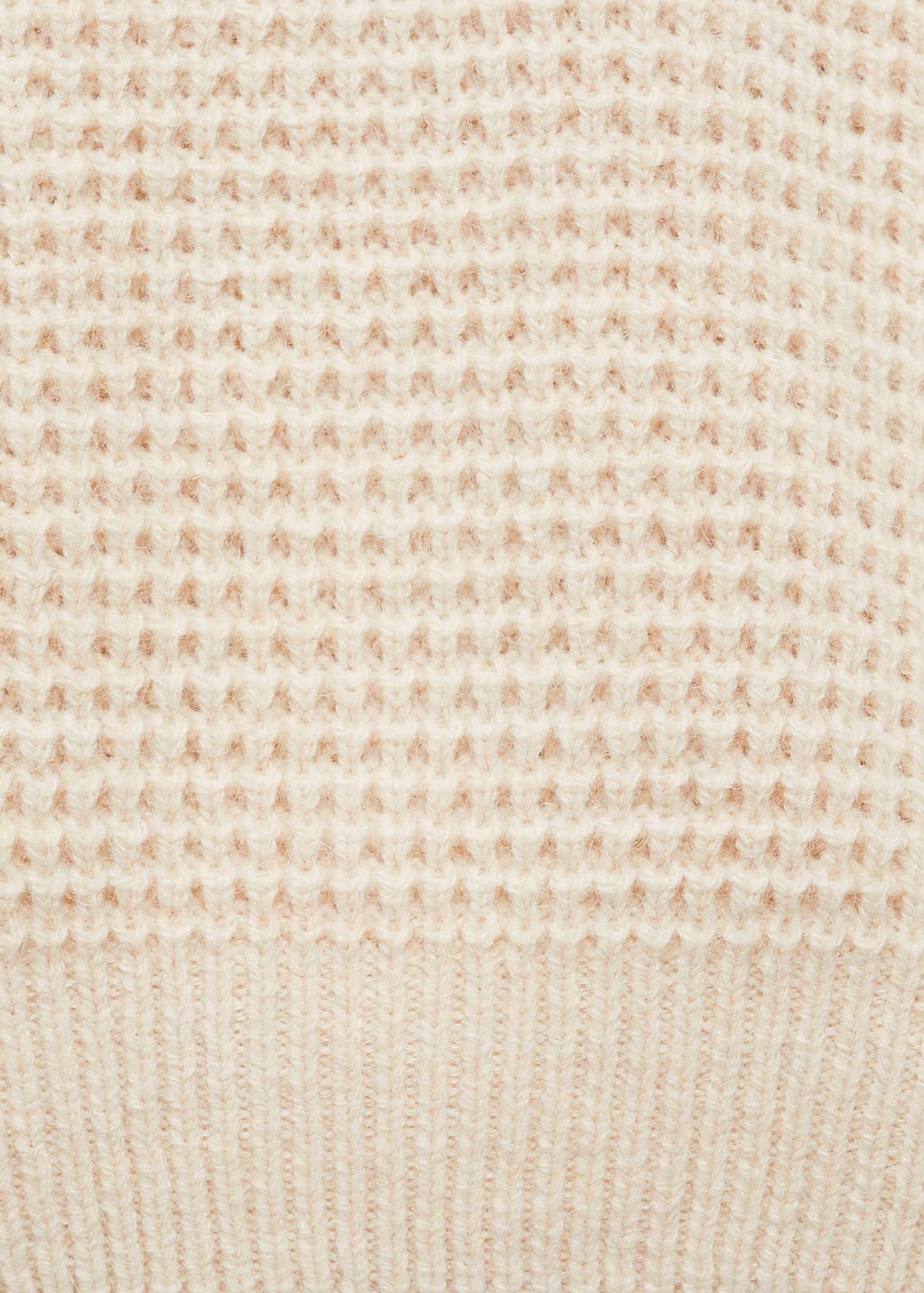 V-neck alpaca wool sweater - Details of the article 0