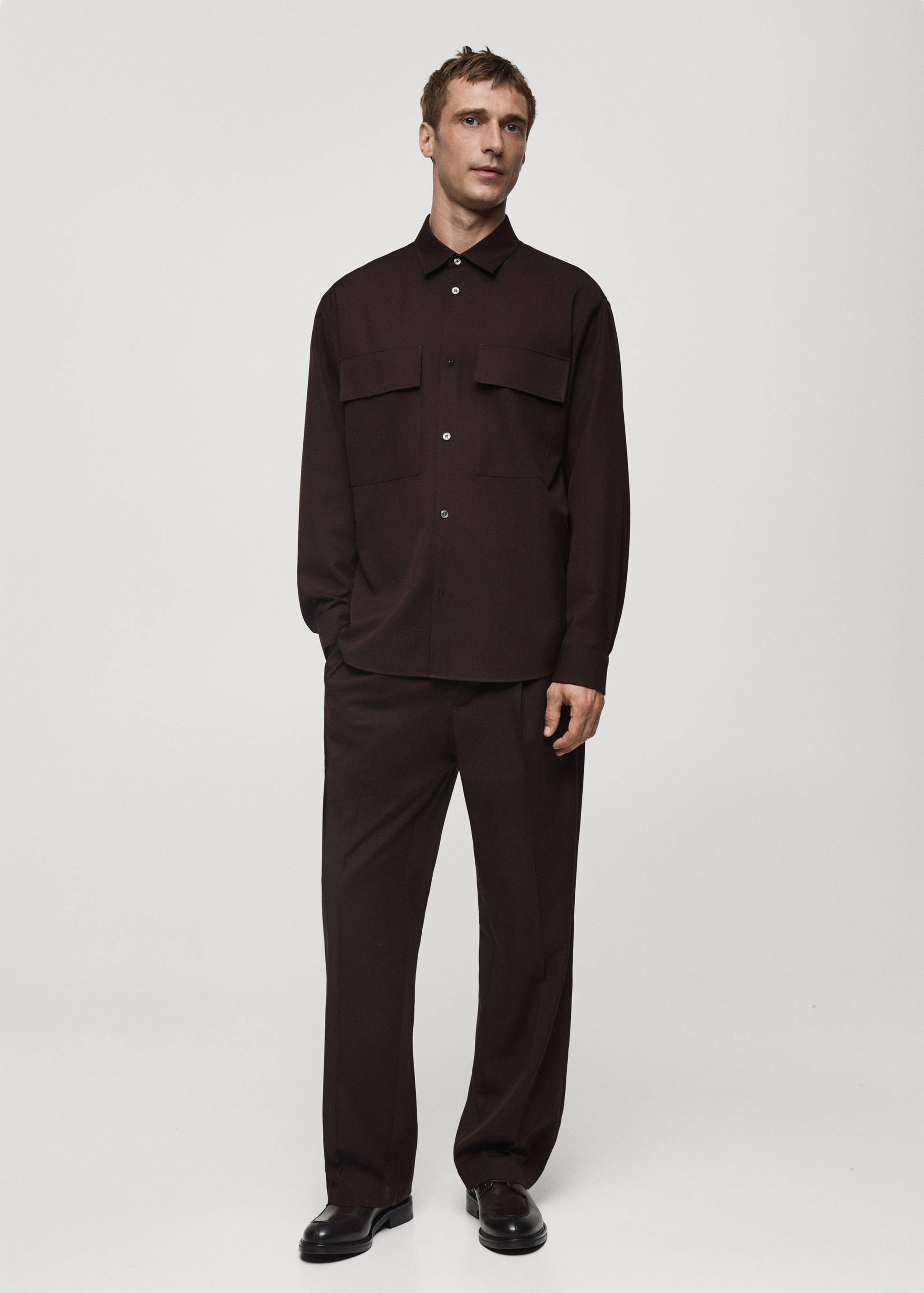Chemise slim-fit poches - Plan général
