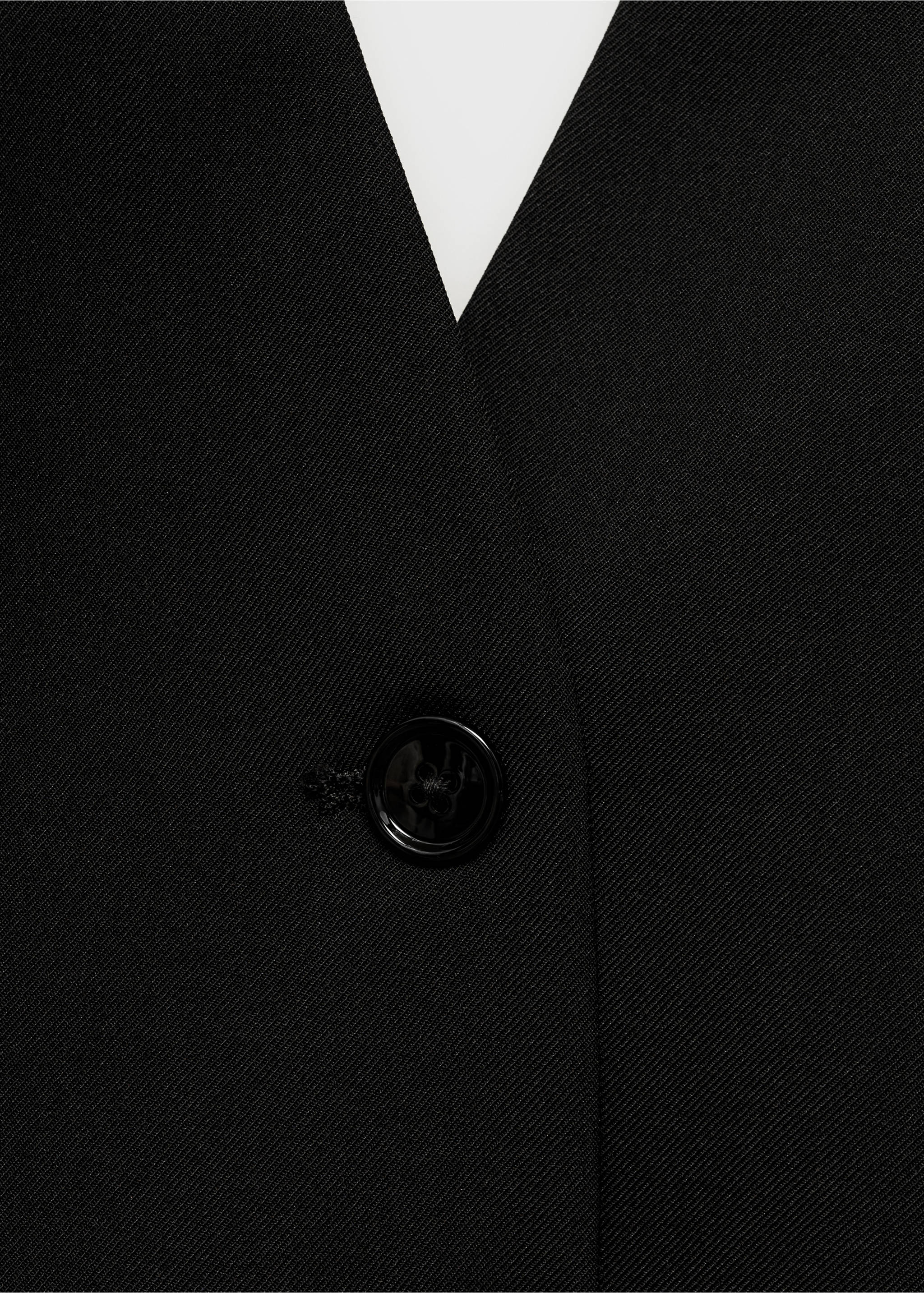 Halter suit waistcoat - Details of the article 8, Black. Ref: 77059239-00.