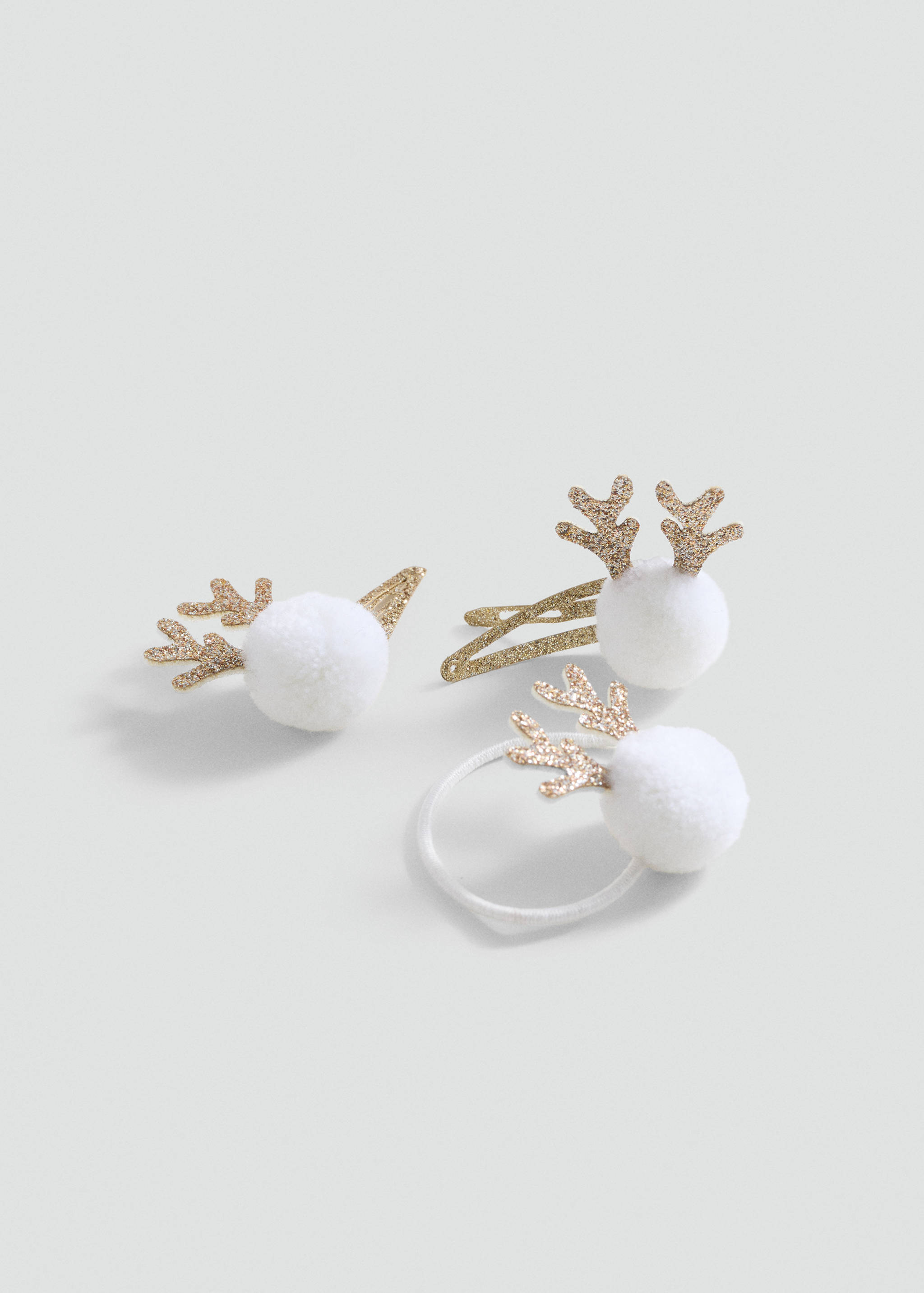 Pack of Christmas rubber bands and clips - Medium plane