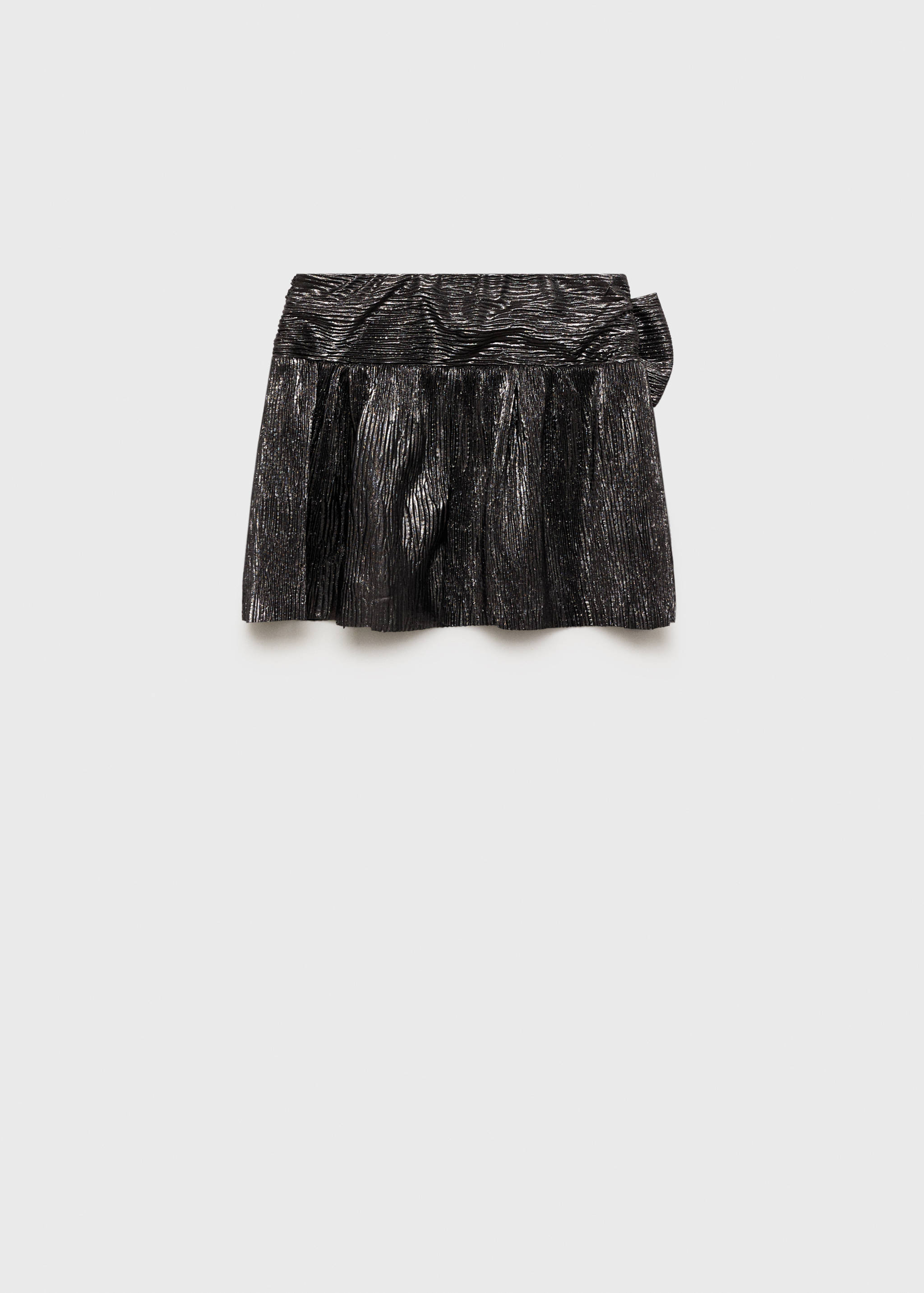 Metallic bow skirt - Reverse of the article