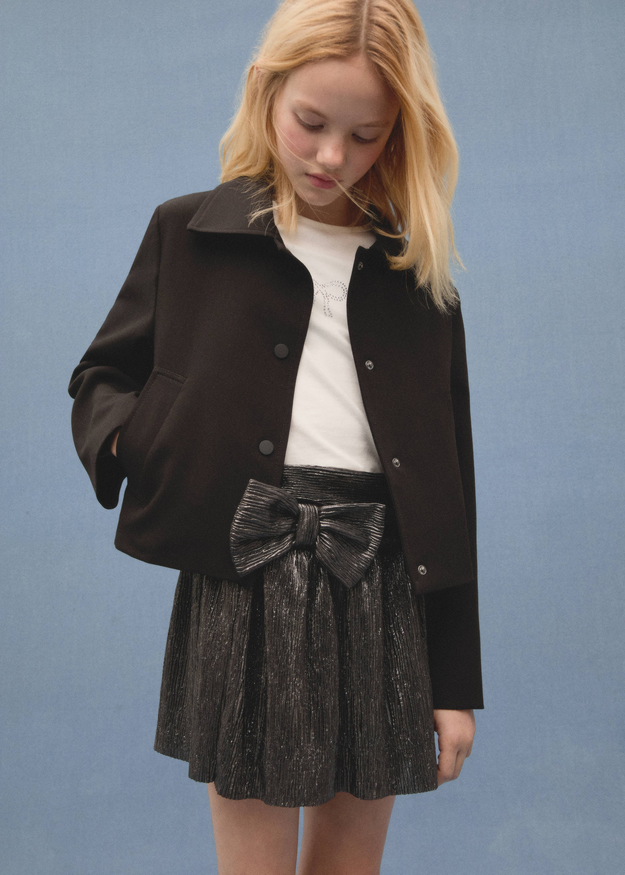 Metallic bow skirt - Details of the article 5