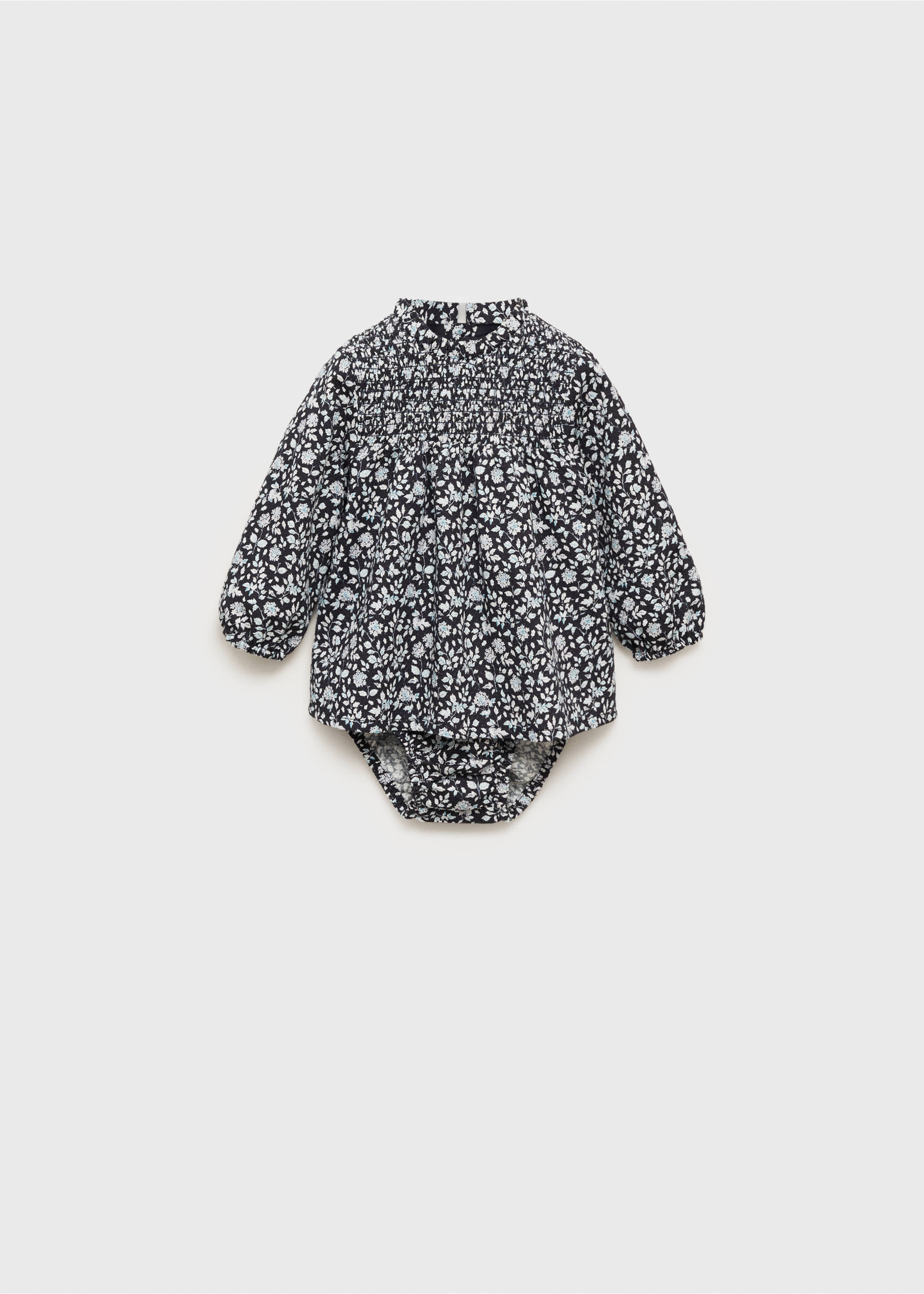 Printed dress and nappy cover - Article without model, Dark Navy. Ref: 77059606-00.