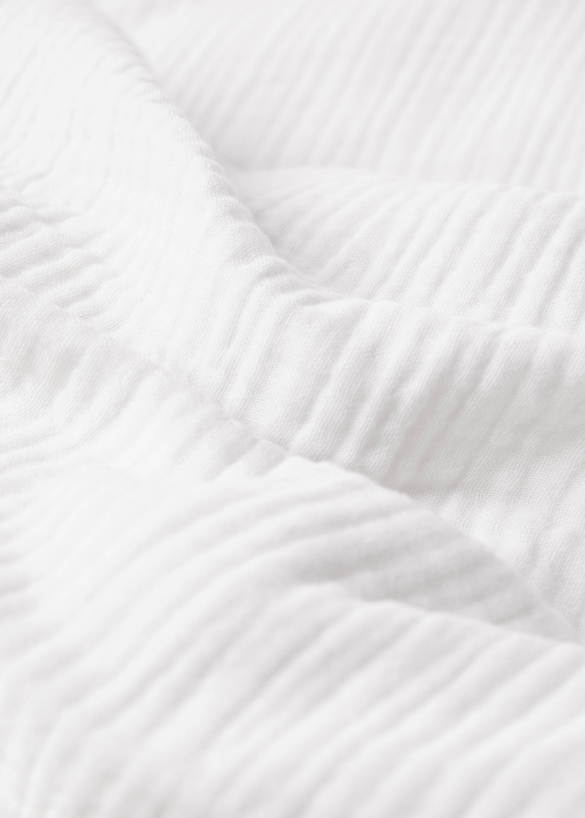Cotton gauze duvet cover single bed - Details of the article 2