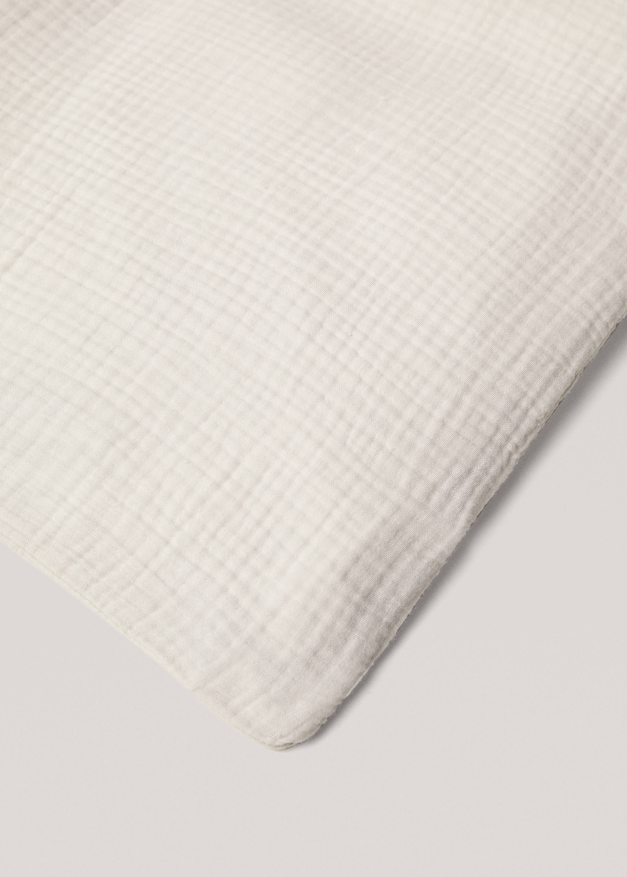 Cotton gauze duvet cover single bed - Details of the article 3