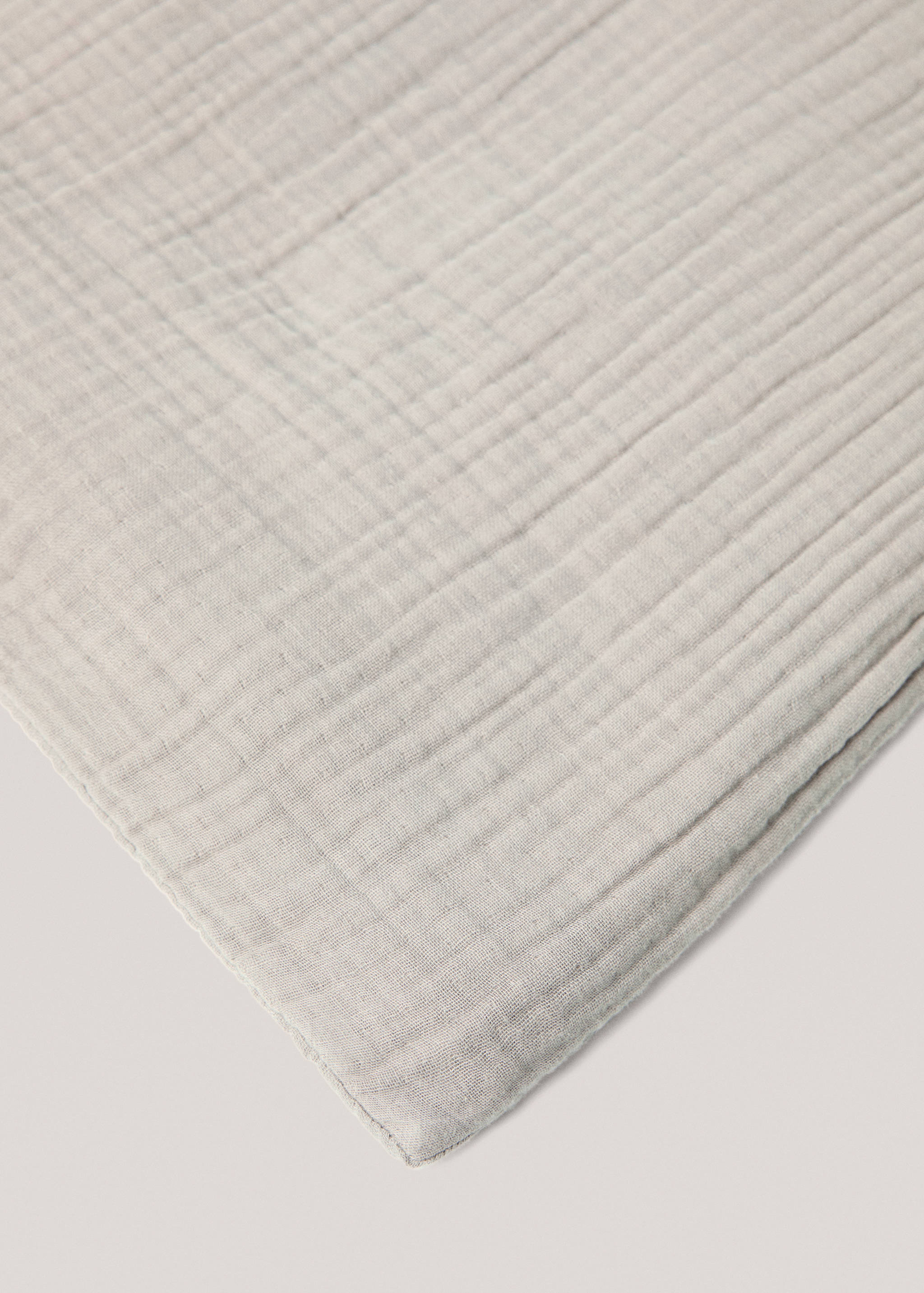 Cotton gauze duvet cover single bed - Details of the article 3
