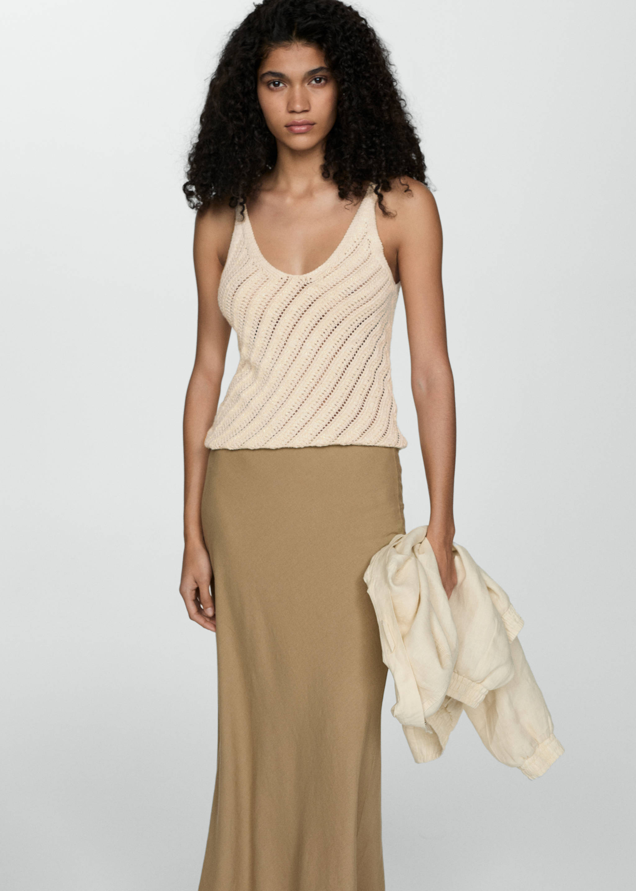 Top punto crochet - Plano medio