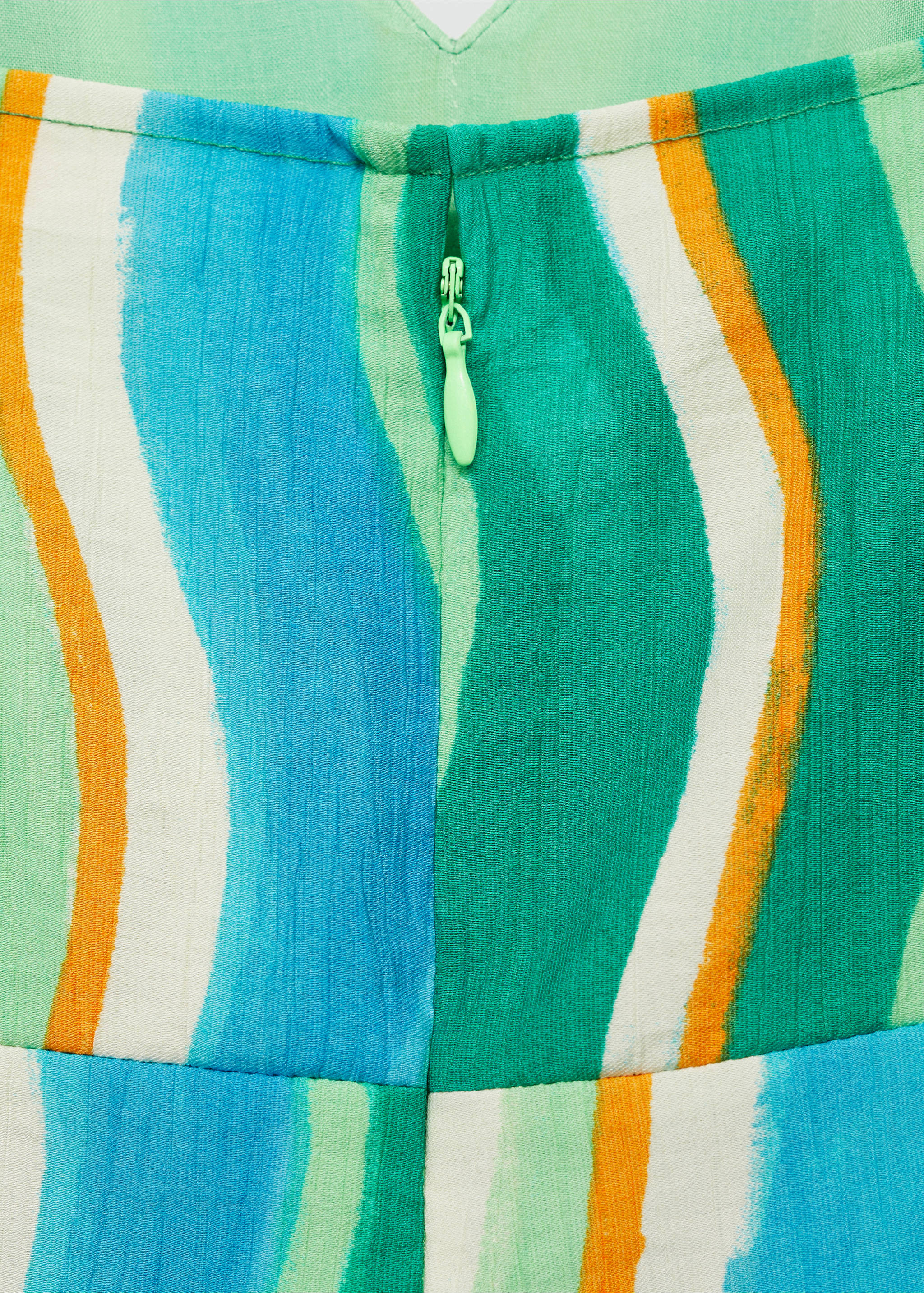 Mono estampado drapeado aberturas - Detalle del artículo 0, Verde. Ref: 77060346-00.