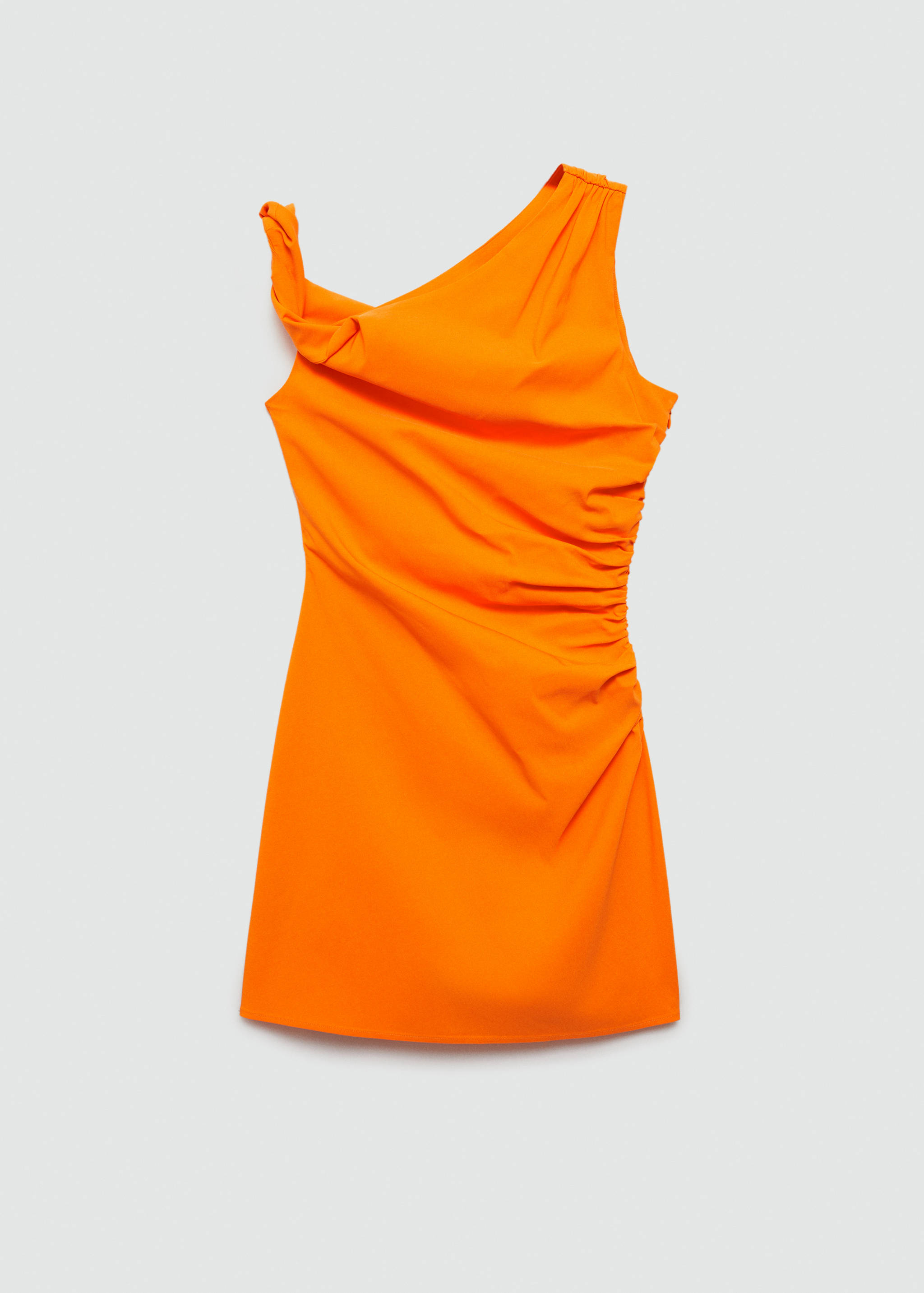 Asymmetrisches Kleid mit Raffdetails - Artikel ohne Model