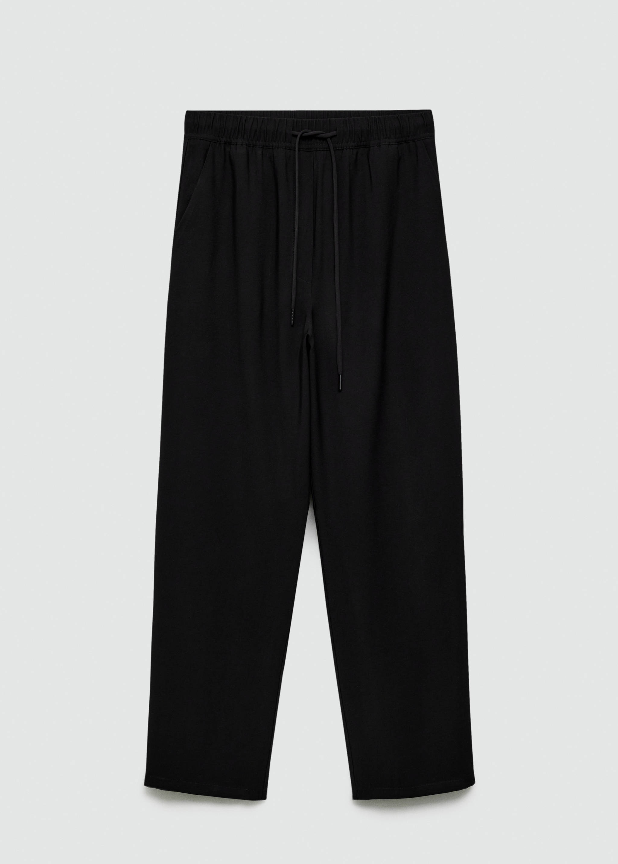 Calças jogger com cordão - Artigo sem modelo