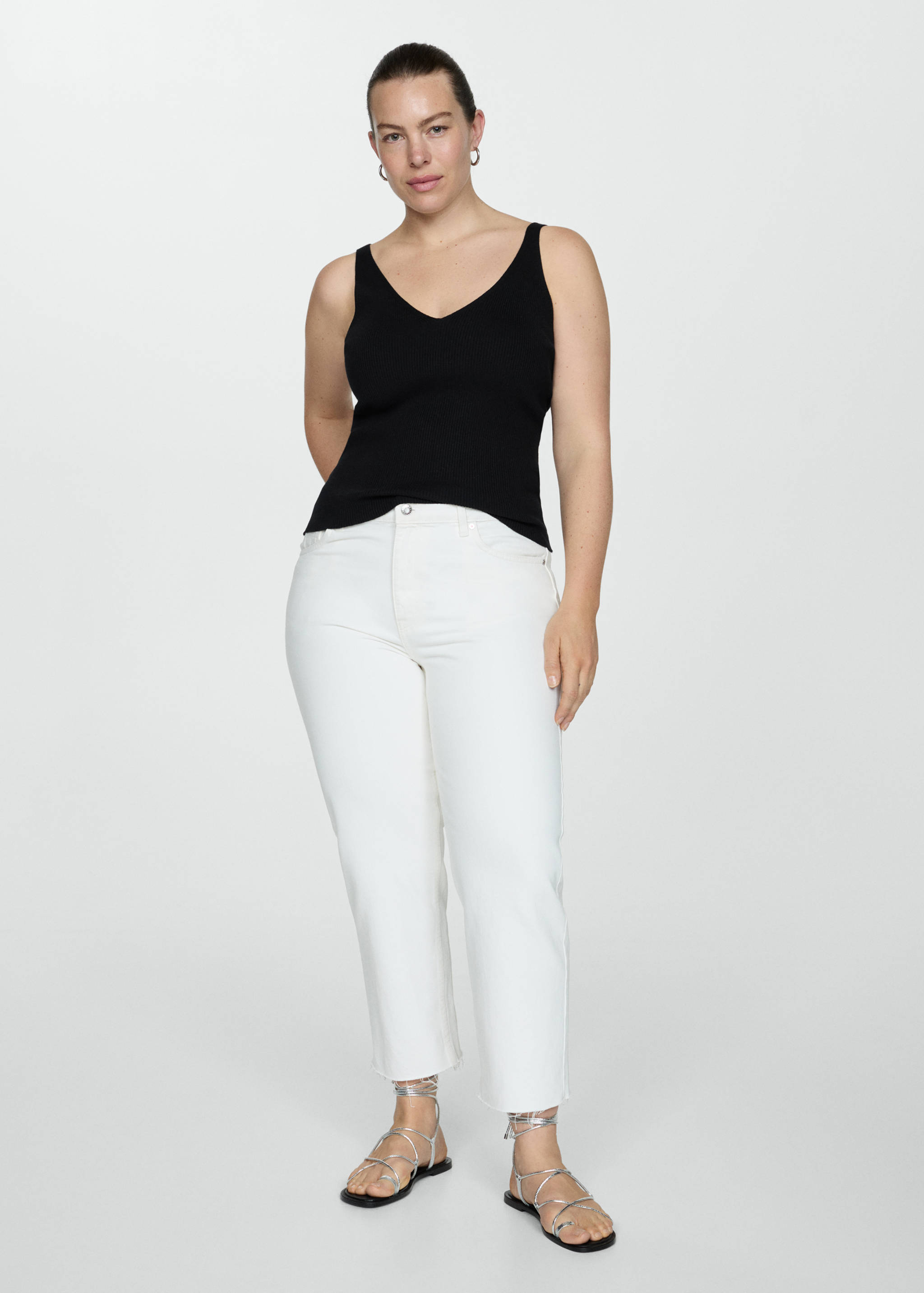 Knit strap top - Details of the article 3