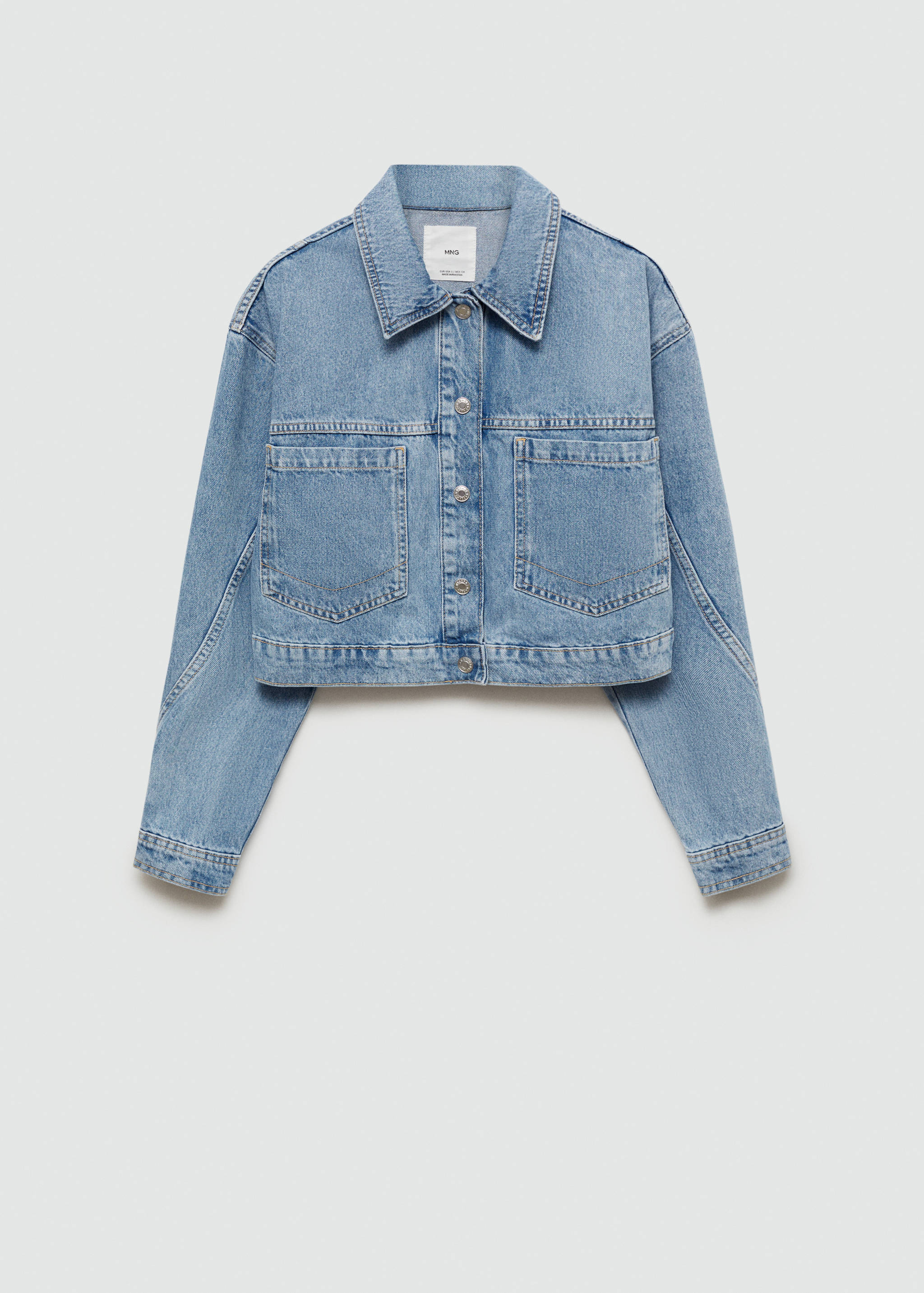 Pocketed denim jacket - Article without model