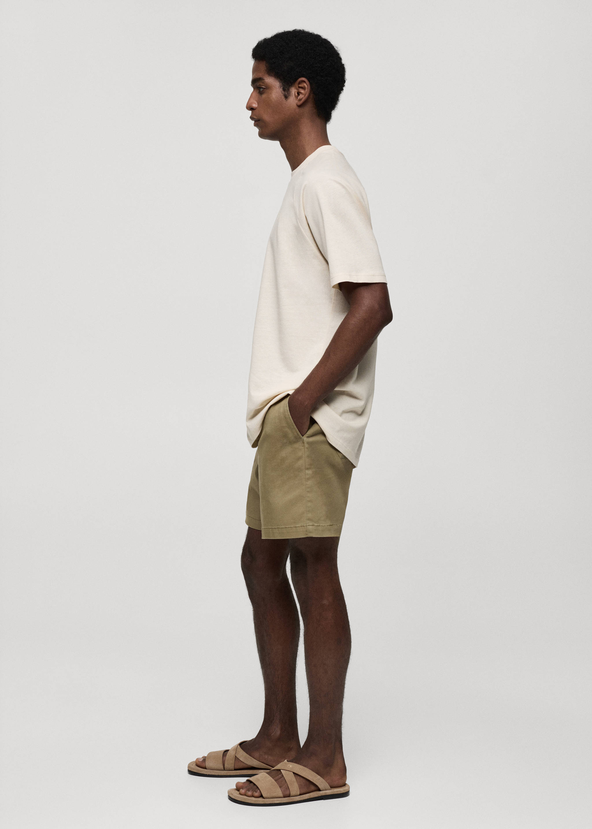 T-shirt de algodão relaxed fit - Pormenor do artigo 2