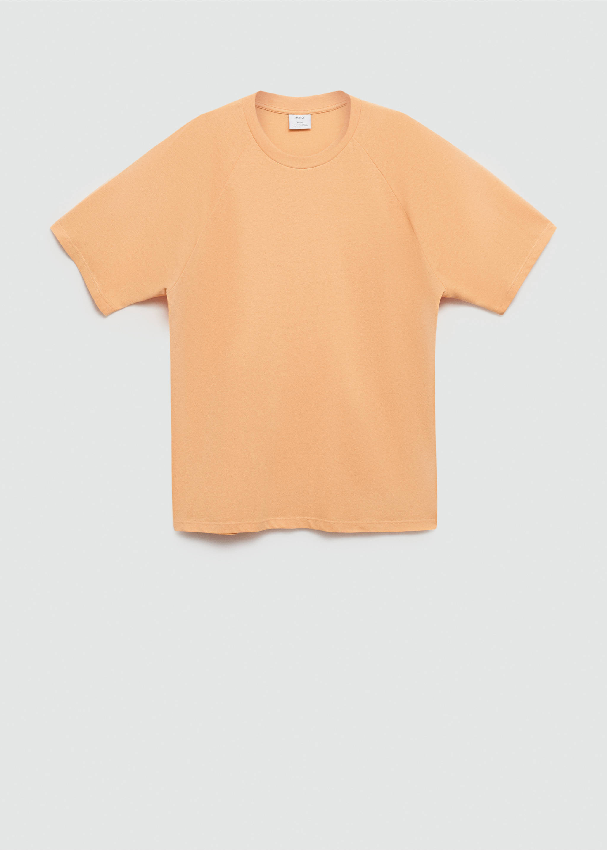 Camiseta algodón relaxed fit - Artículo sin modelo, Naranja. Ref: 77060356-00.
