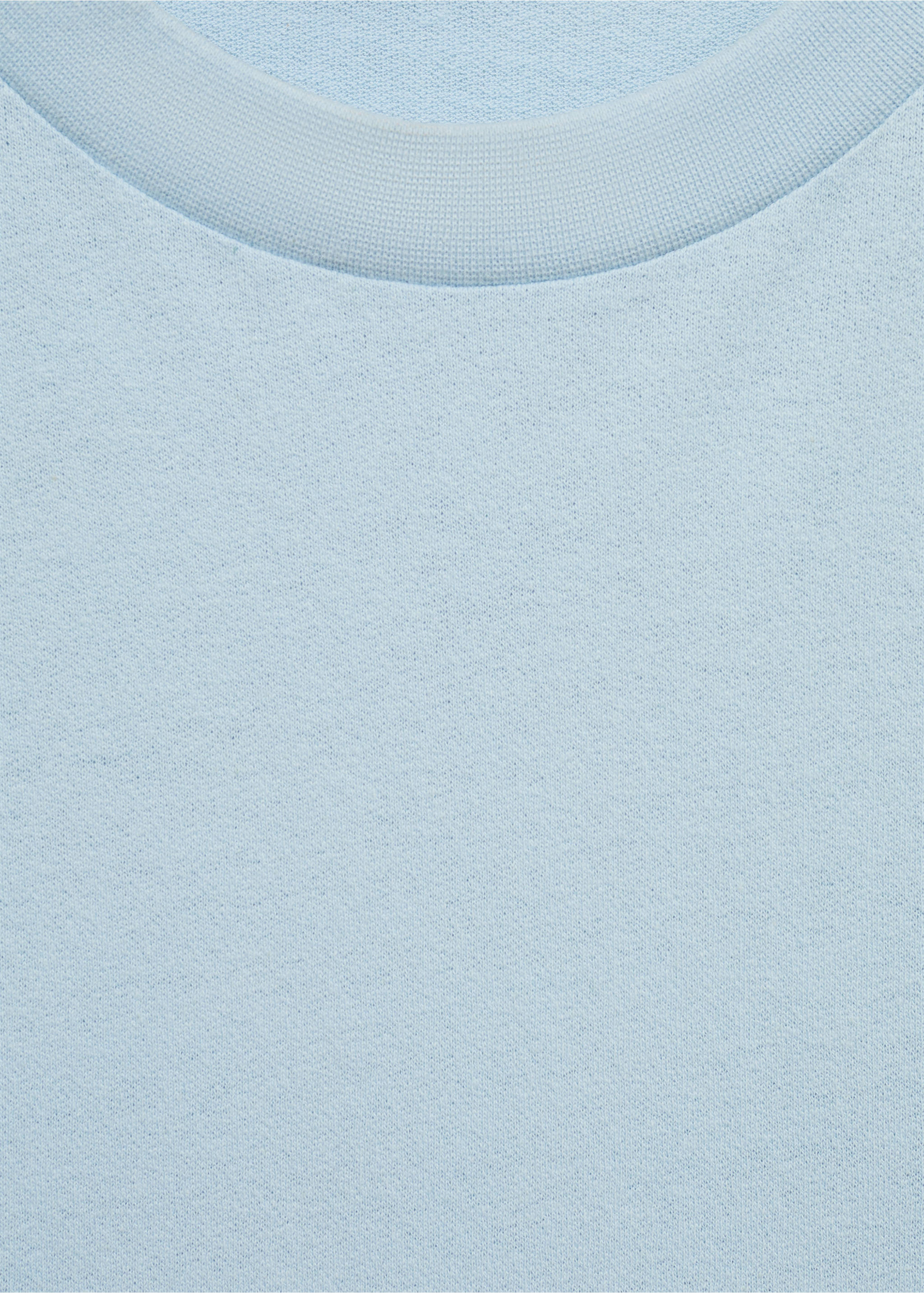 Tricou bumbac relaxed fit - Detaliu al articolului 8, Albastru celest. Ref: 77060356-00.