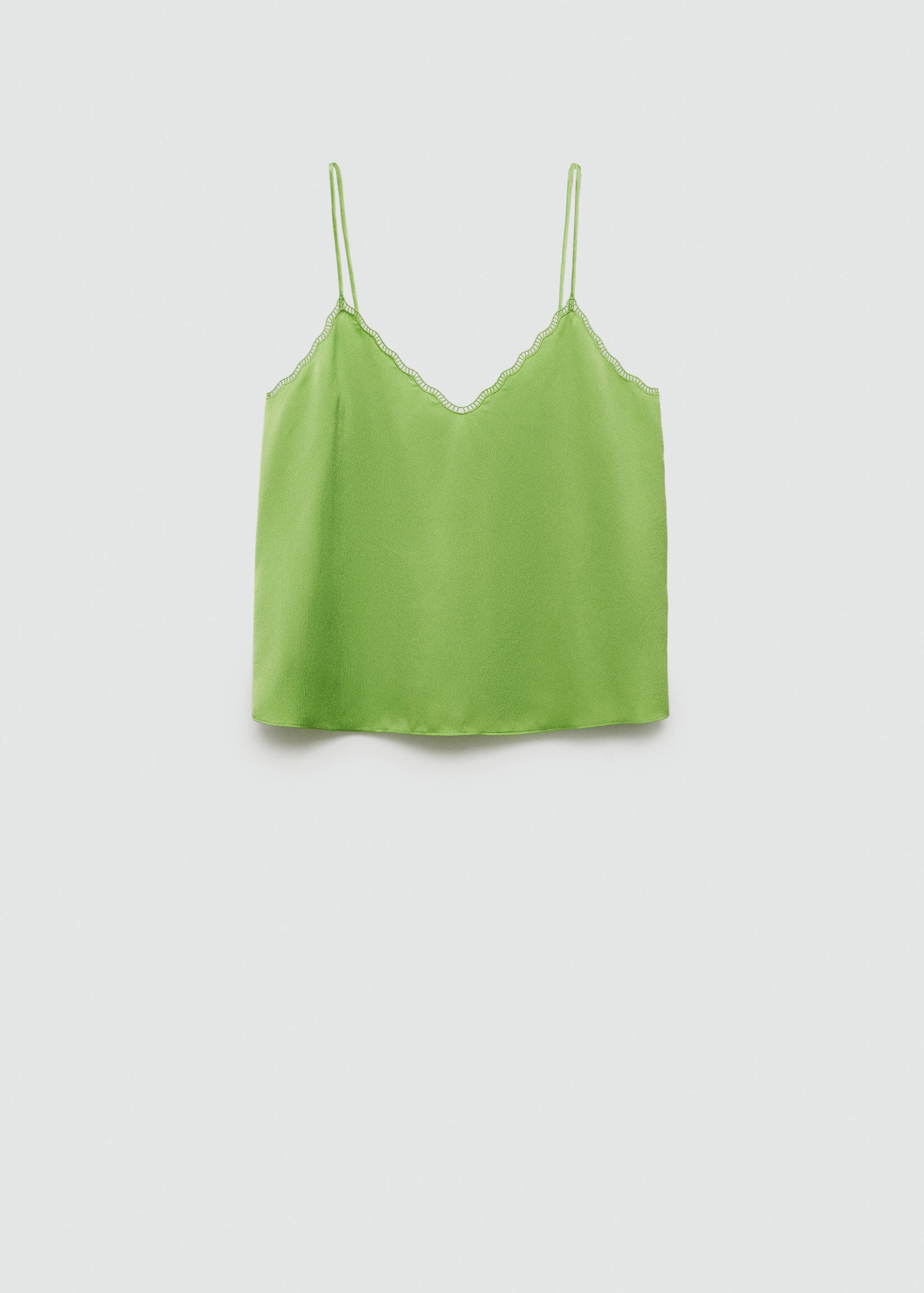 Top de alças acetinado - Artigo sem modelo