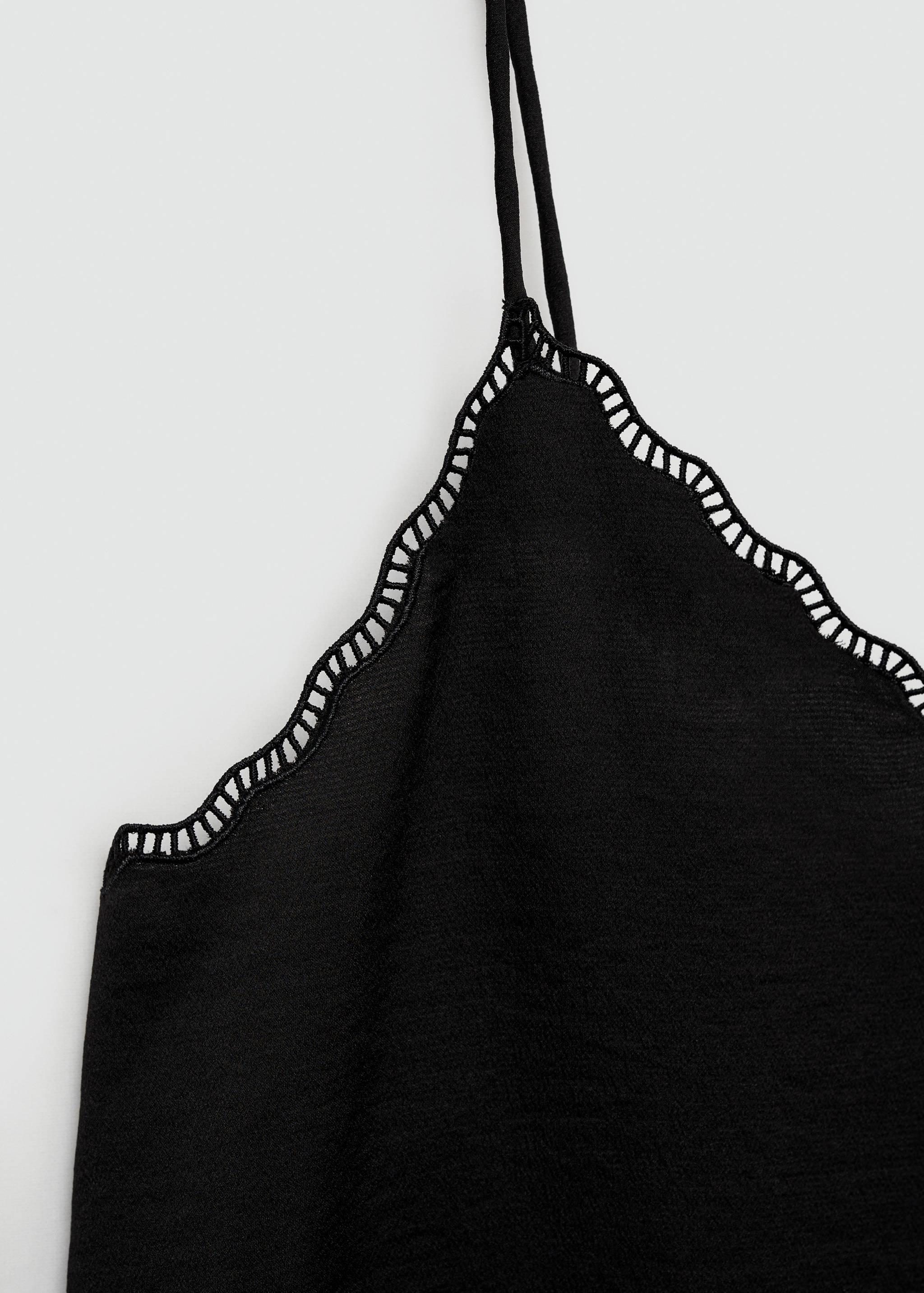 Satin top with straps - Details of the article 8