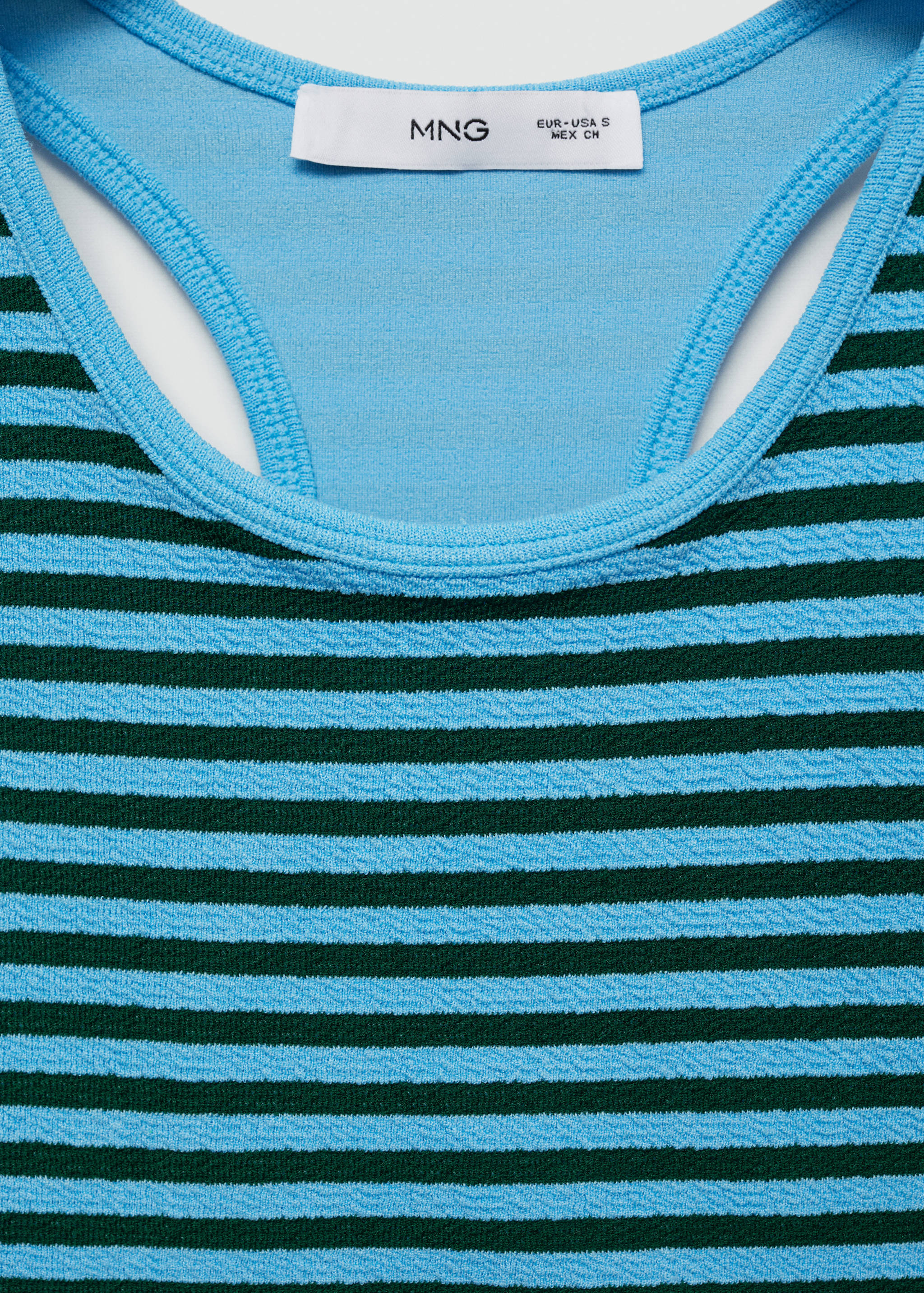 Striped knit top - Details of the article 8