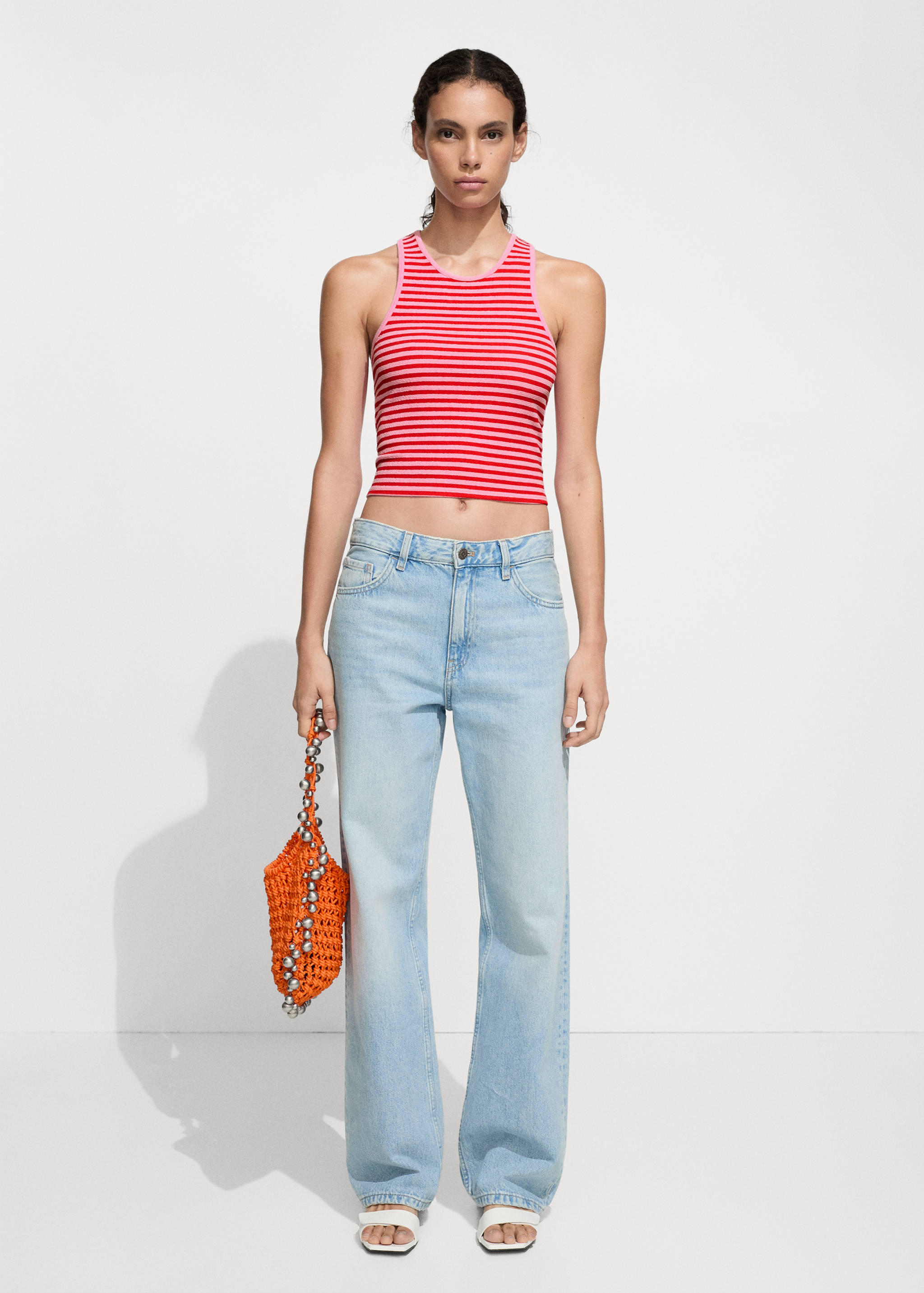 Striped knit top - General plane