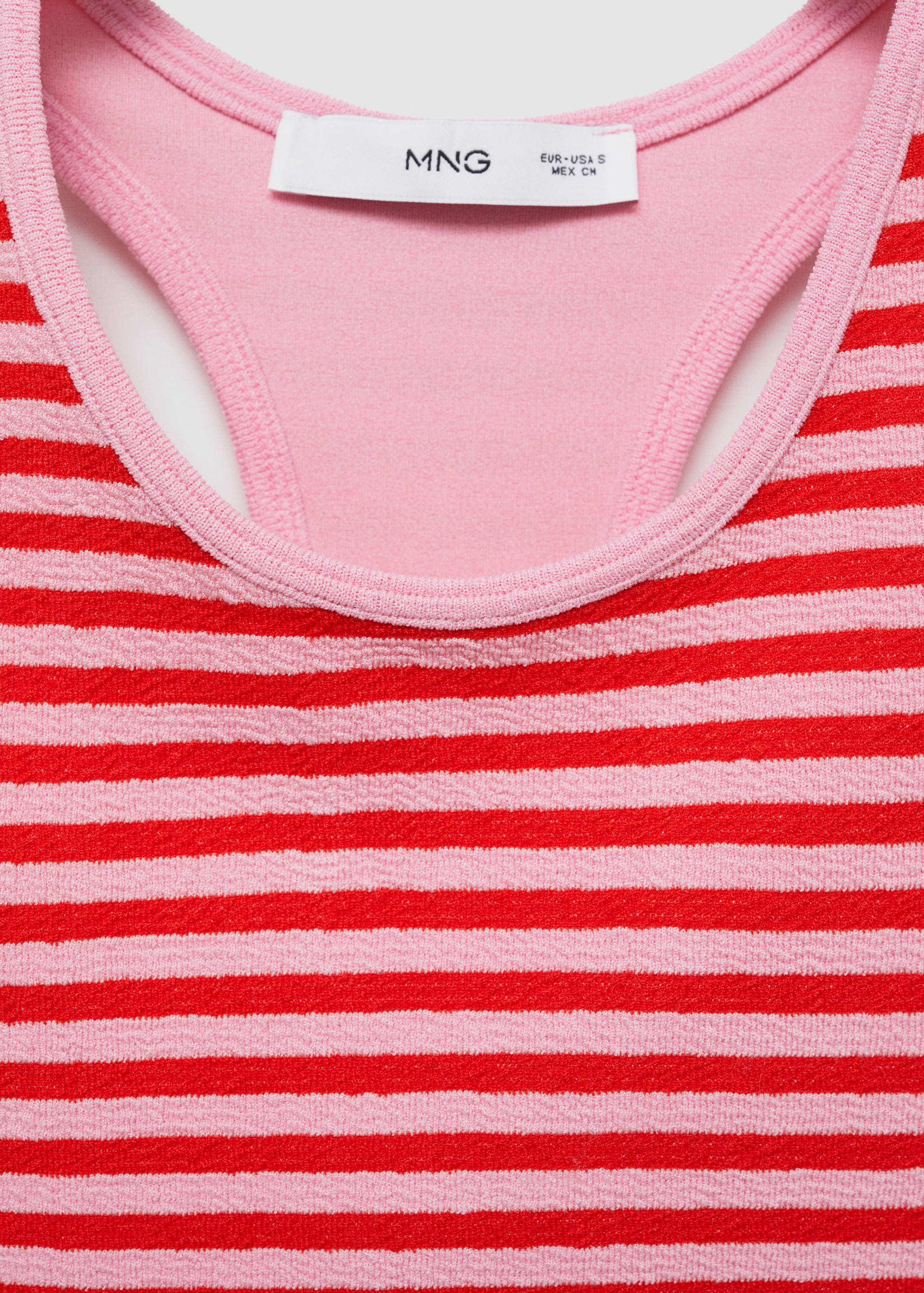 Striped knit top - Details of the article 8