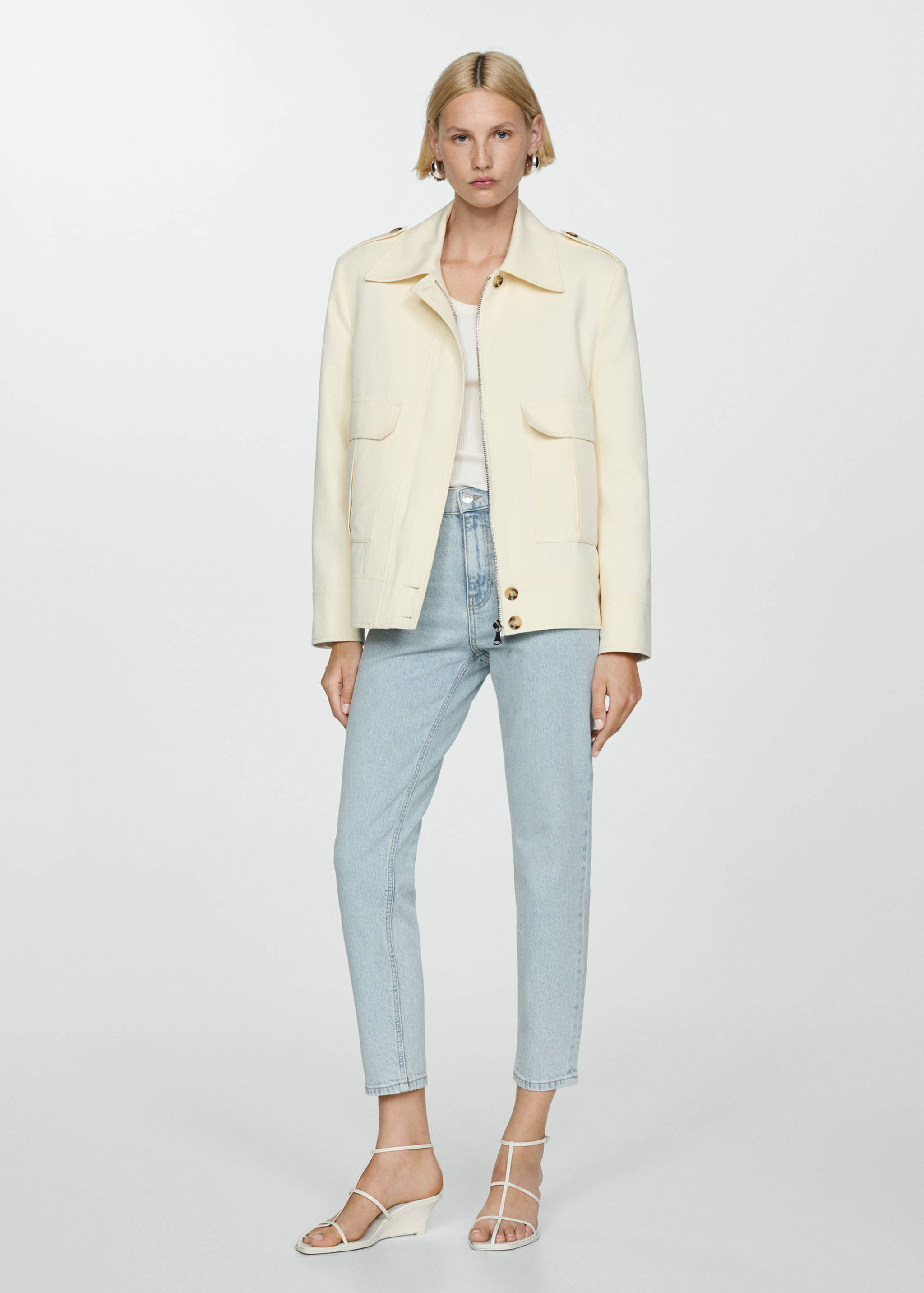 Comfort-Jeans mit hohem Bund Newmom - Allgemeine Ansicht