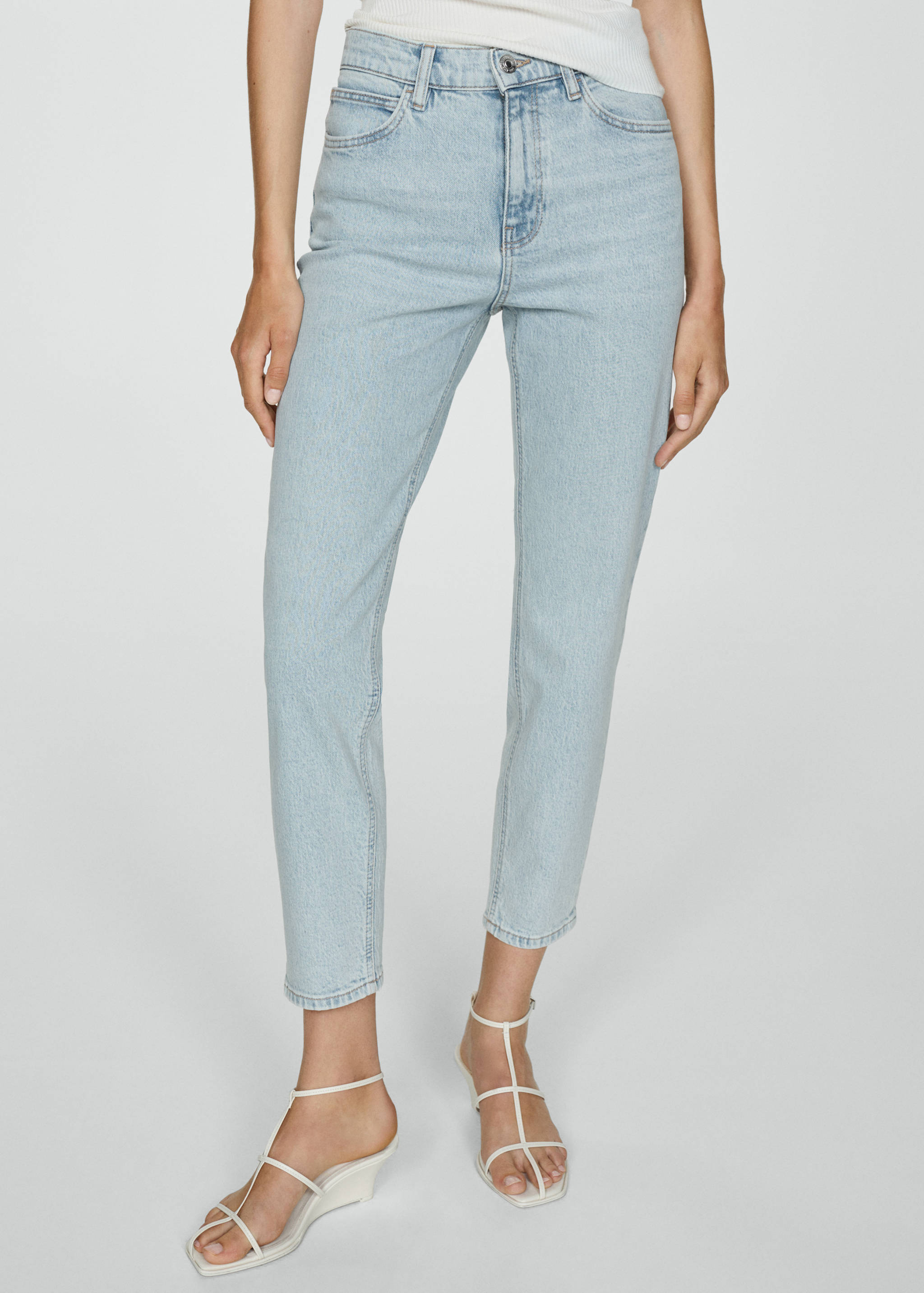 Comfort-Jeans mit hohem Bund Newmom - Mittlere Ansicht