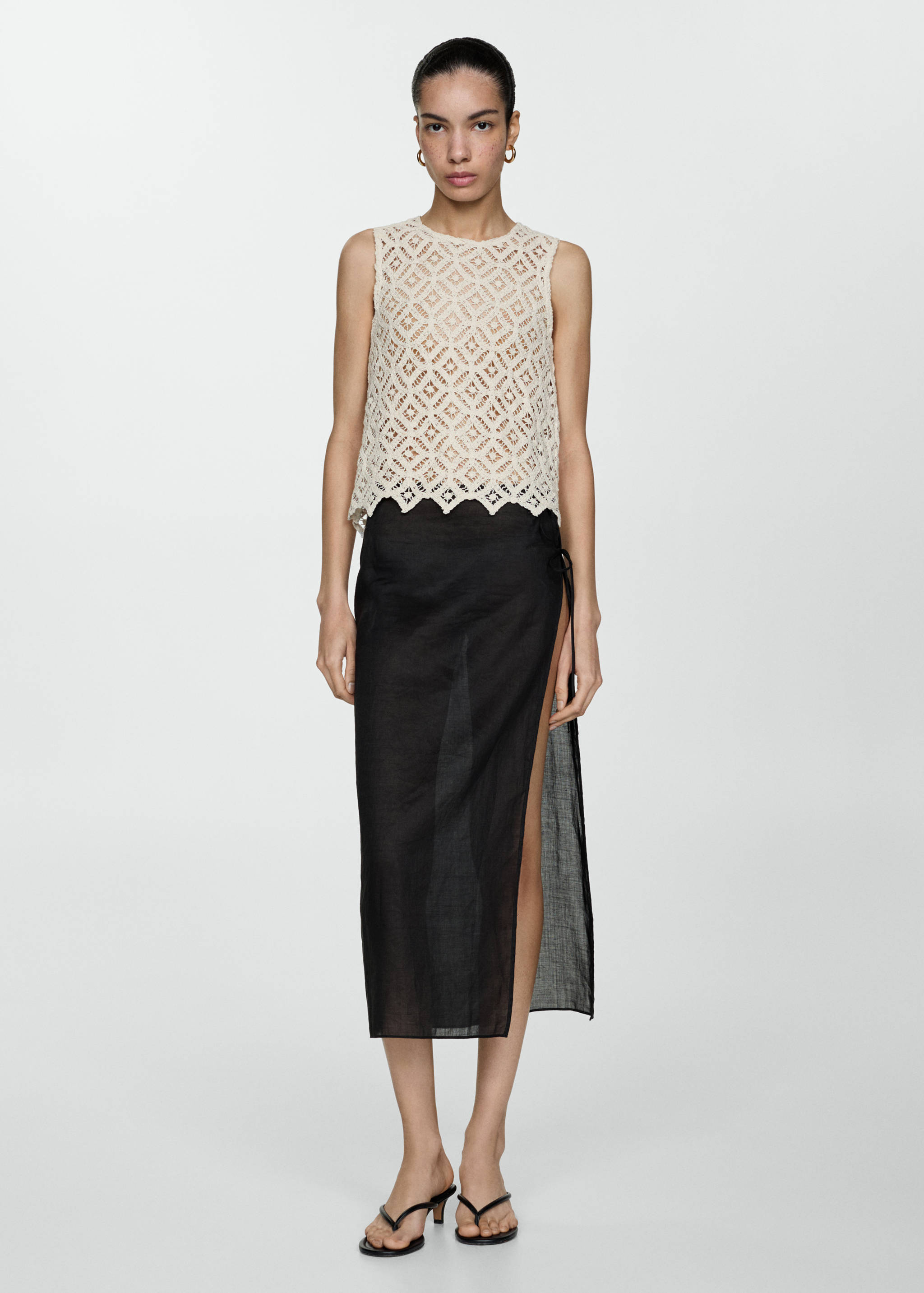 Ärmelloses Häkel-Top - Detail des Artikels 2