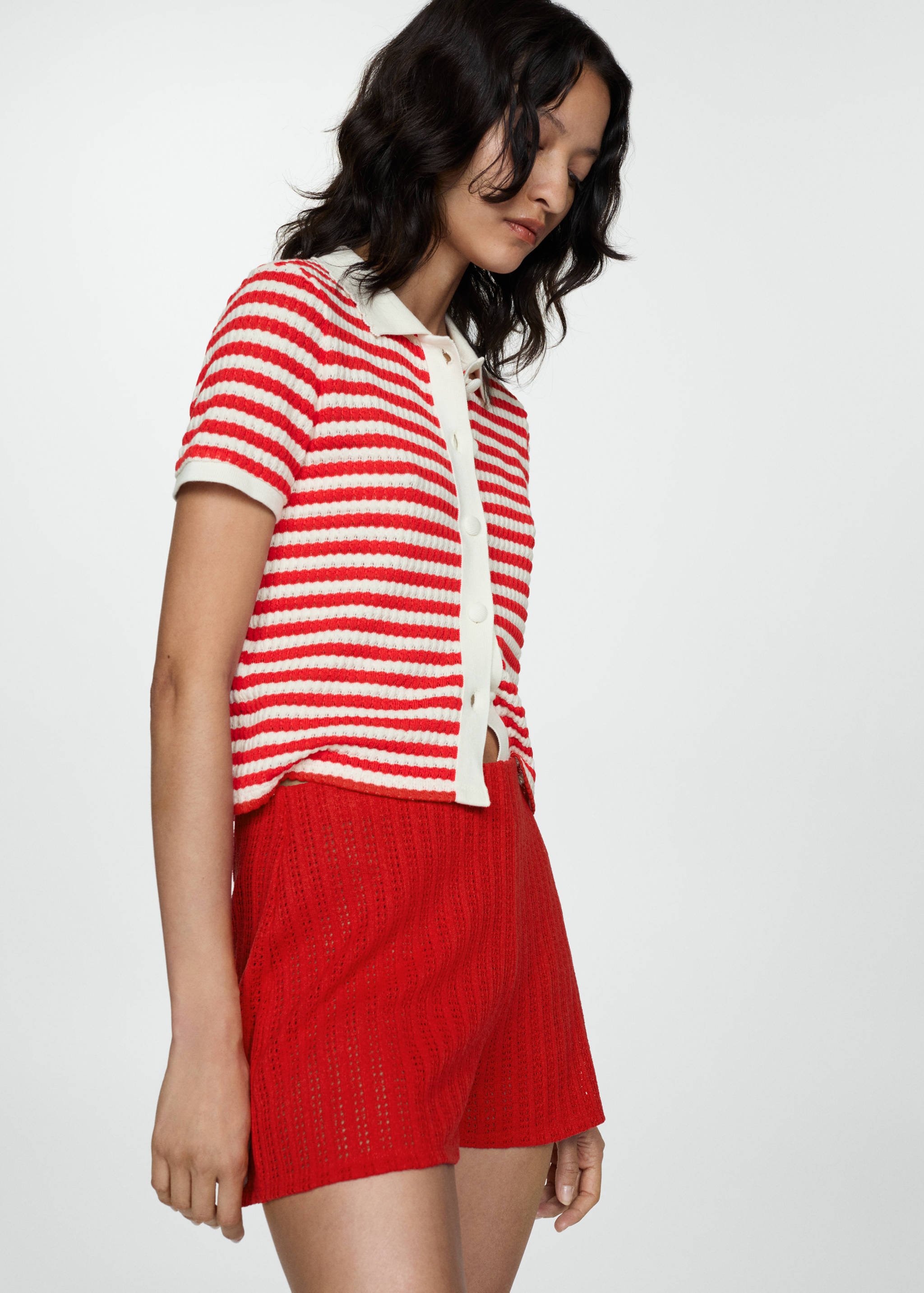 Shorts punto rectos - Plano medio